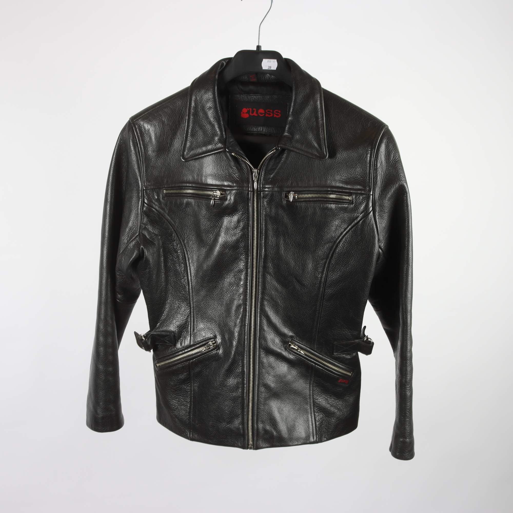 Skinnjacka, Guess, svart, stl. S