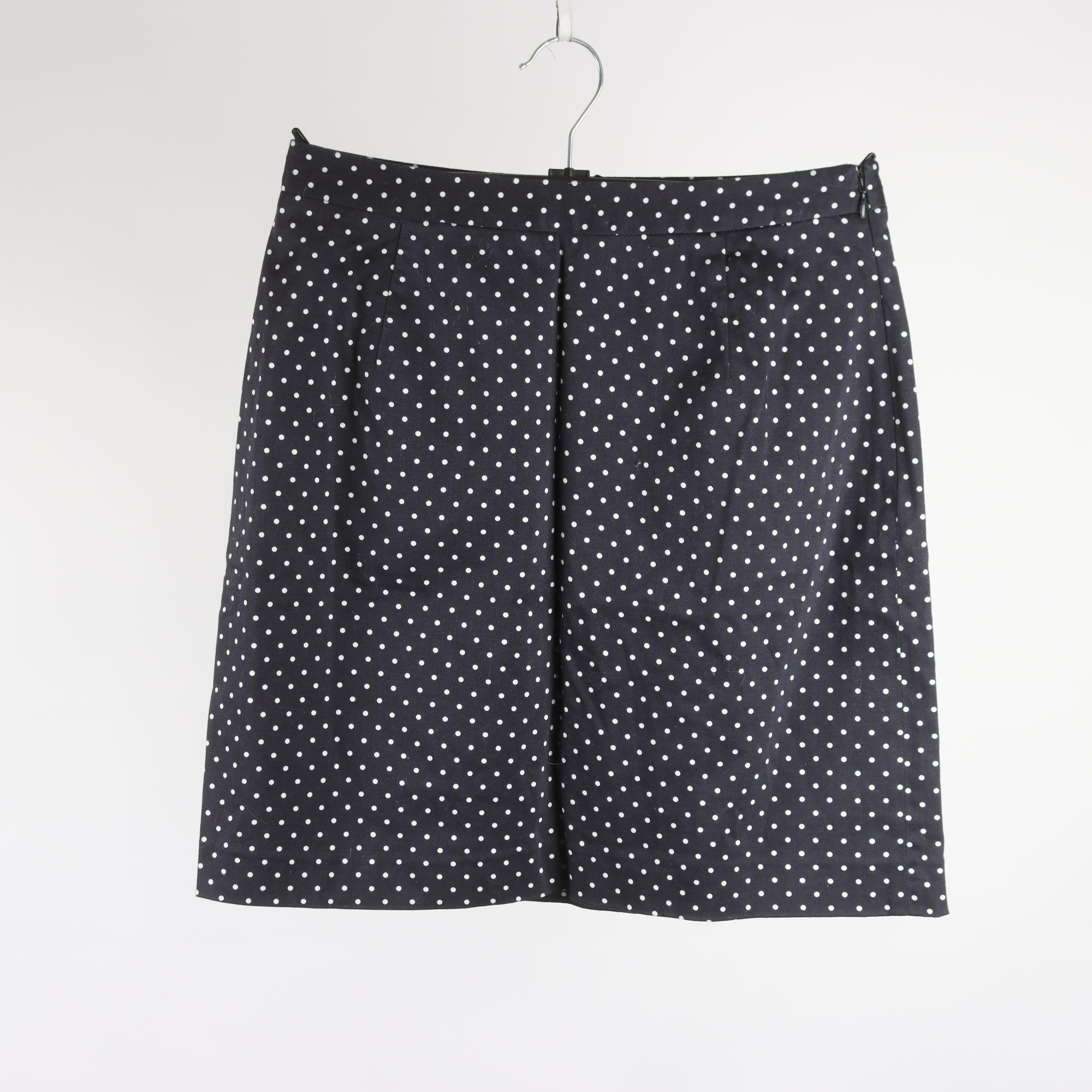 Kjol, Gant, blå, vit, prickig, stl. 36