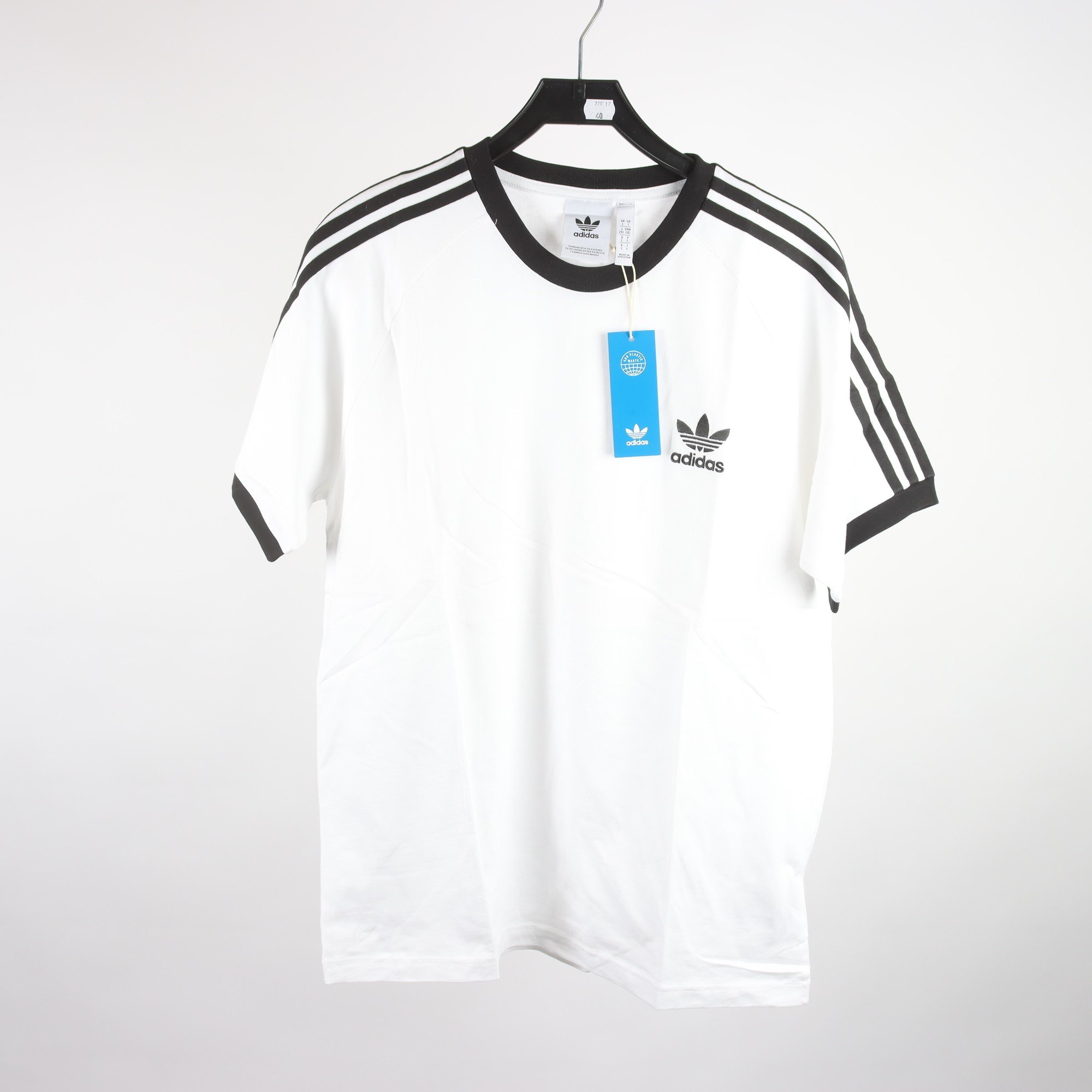 T-shirt 2-pack, Adidas, svart, vit, stl. L
