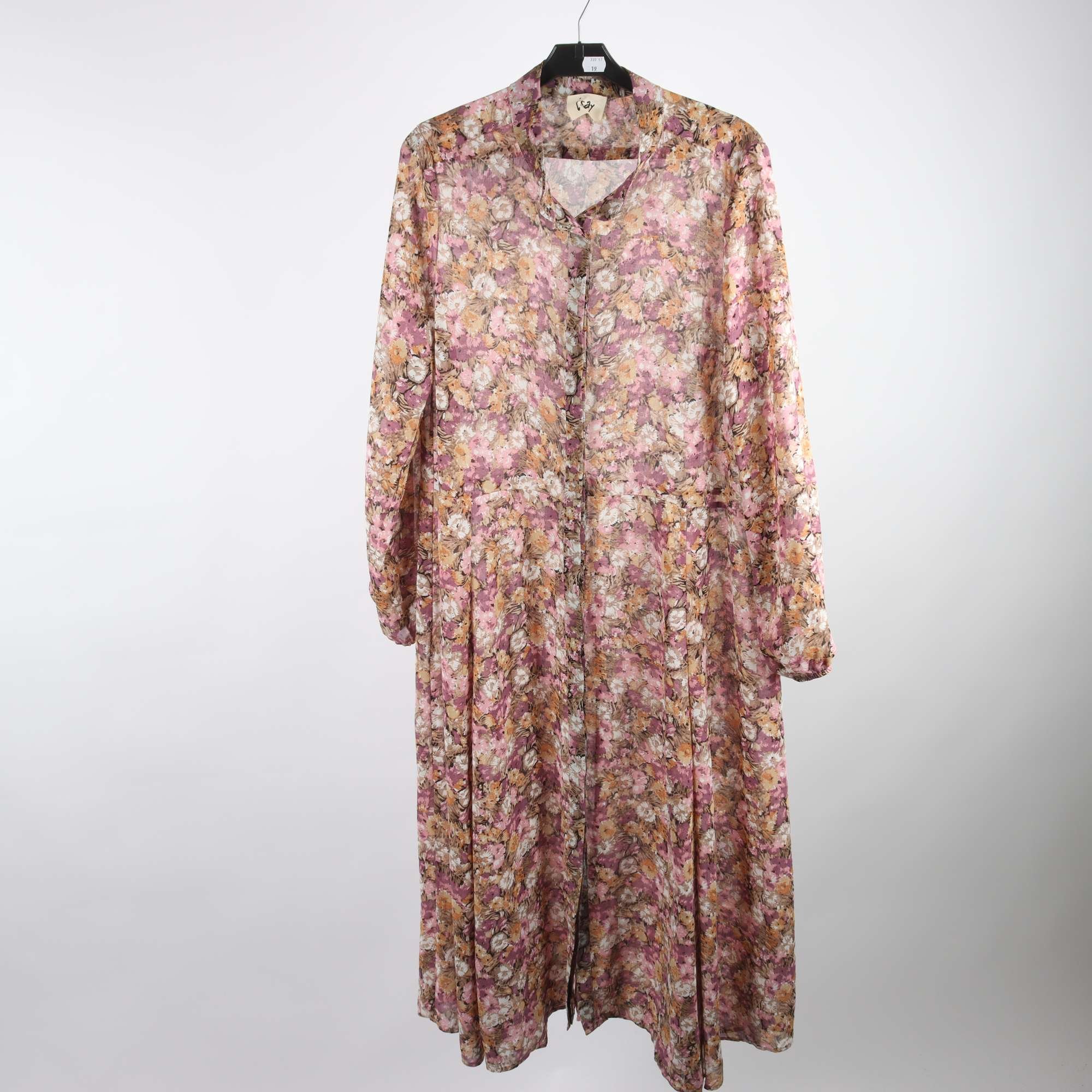 Klänning, Isay, blommig, transparent, stl. S