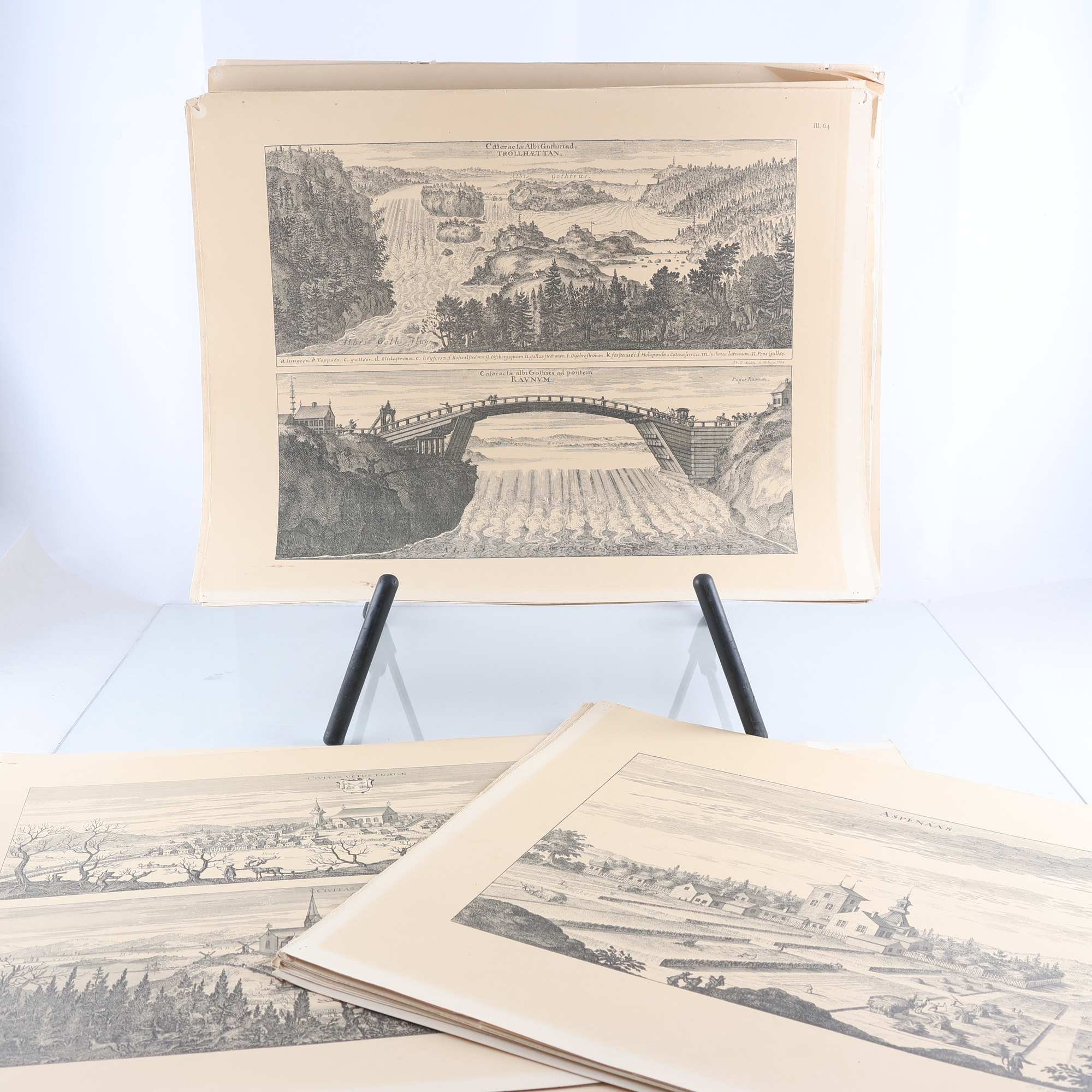 Etsningar, Erik Dahklberg, efterttryck. Endast avhämtning.