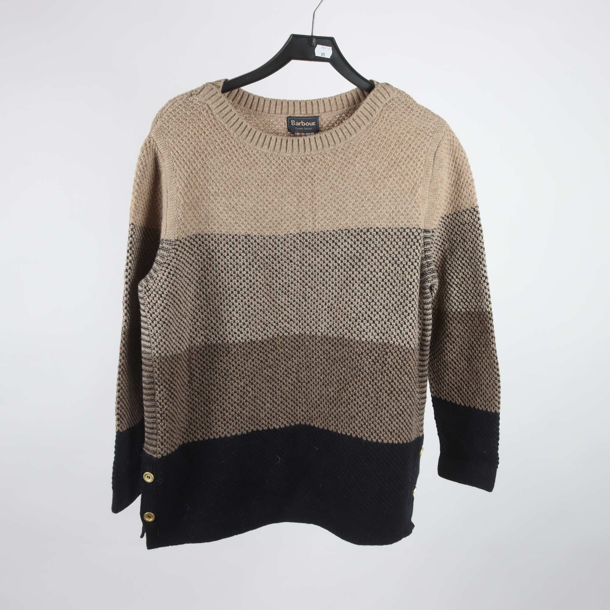 Tröja, Barbour, beige, blå, stl. 40