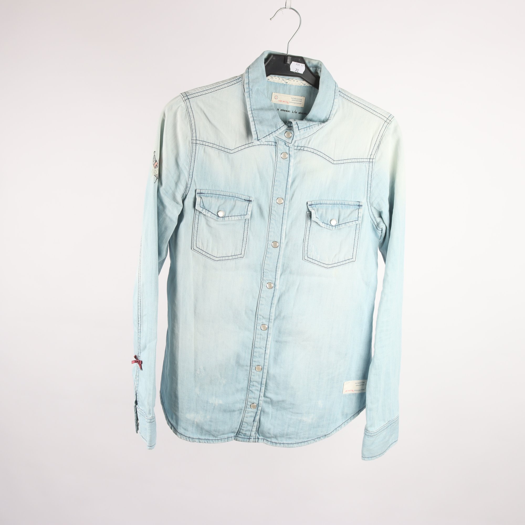 Jeansskjorta, Odd Molly, blå, stl. 1 (S)