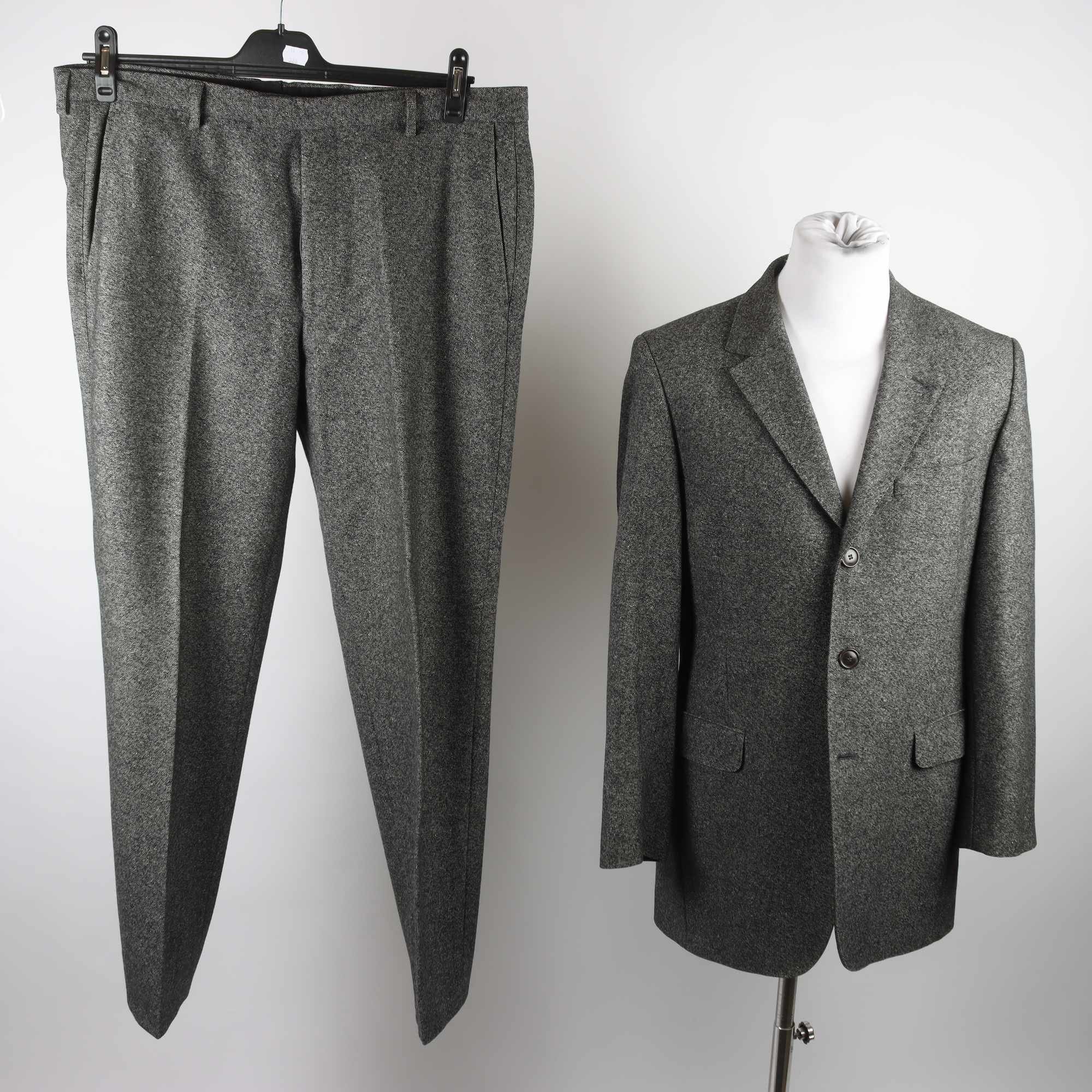Kostym, Kenzo, gråsvart, stl. 52