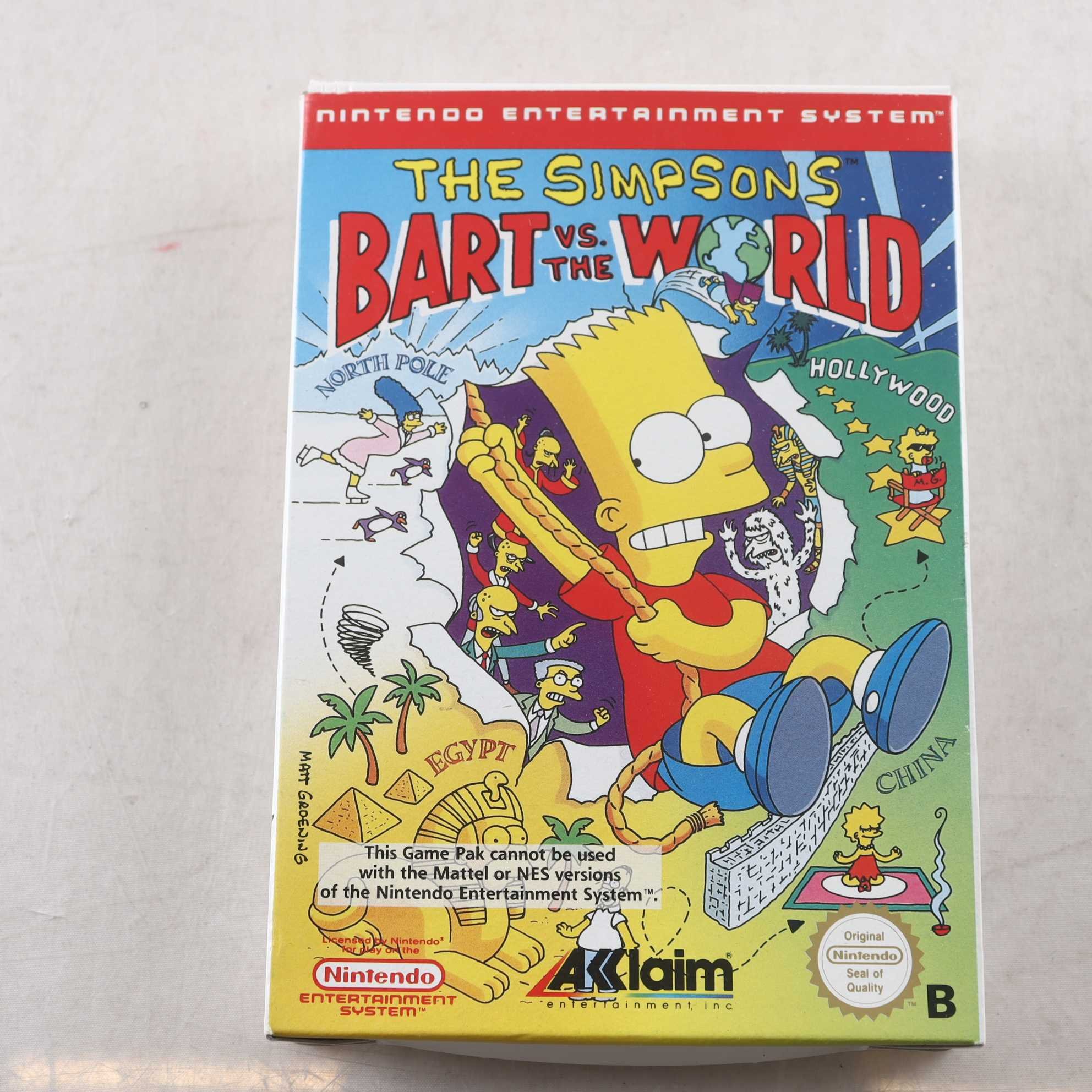 Spel, Nintendo, NES, The Simpsons