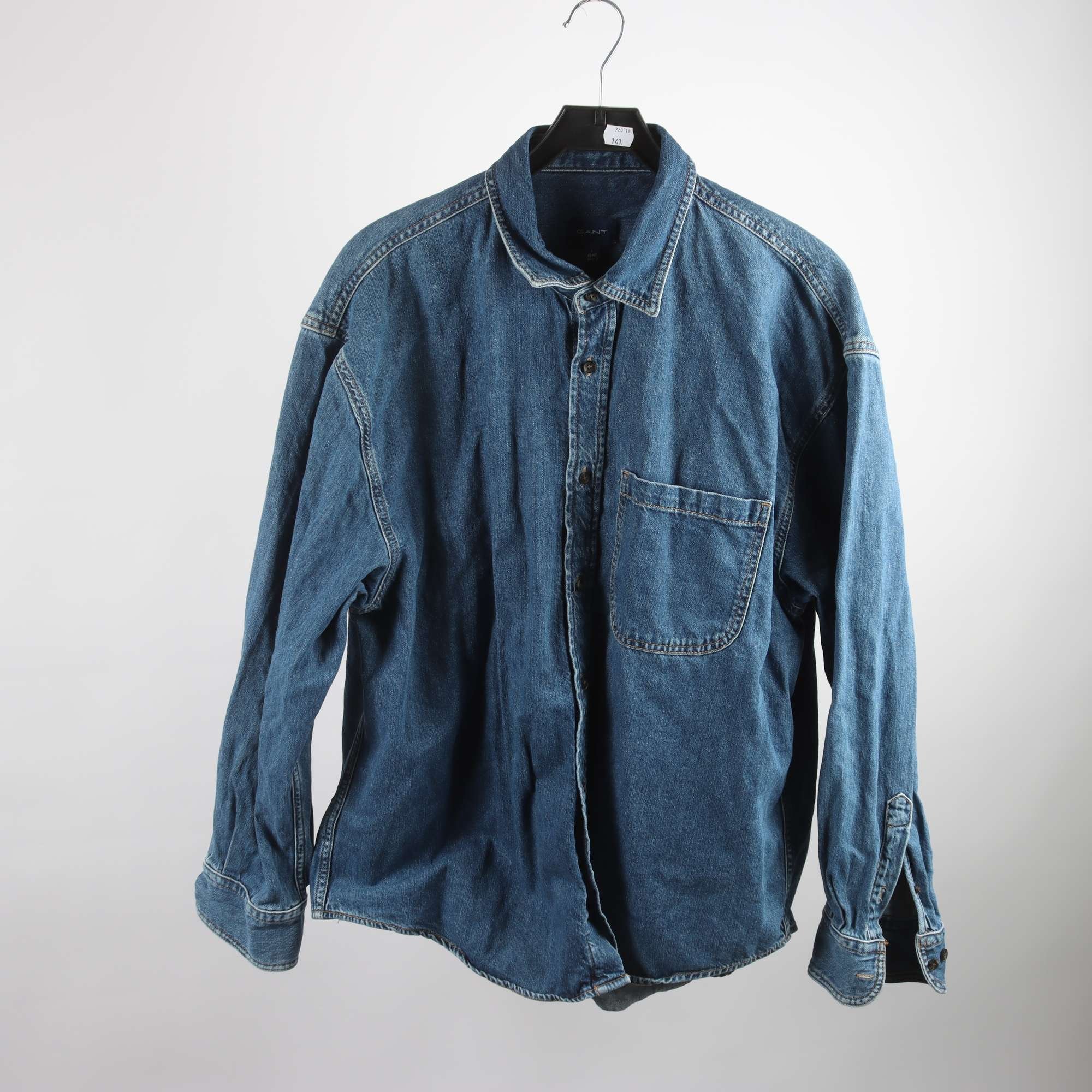Jeansskjorta, Gant, blå, stl. L