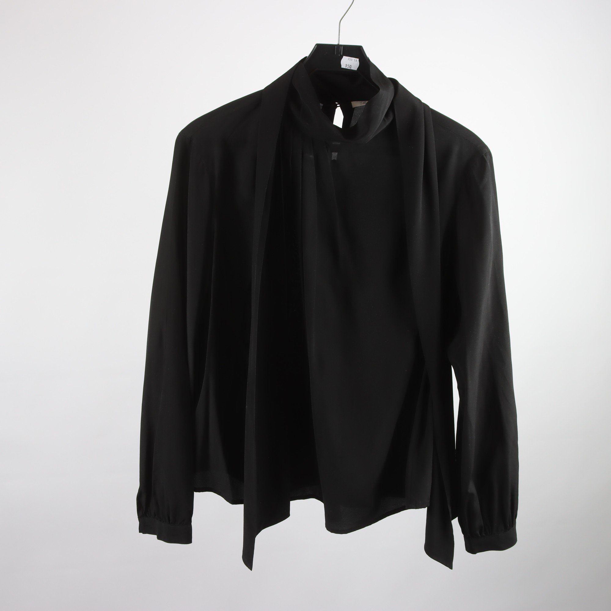 Blus, Stenströms, svart, silke, stl. 42