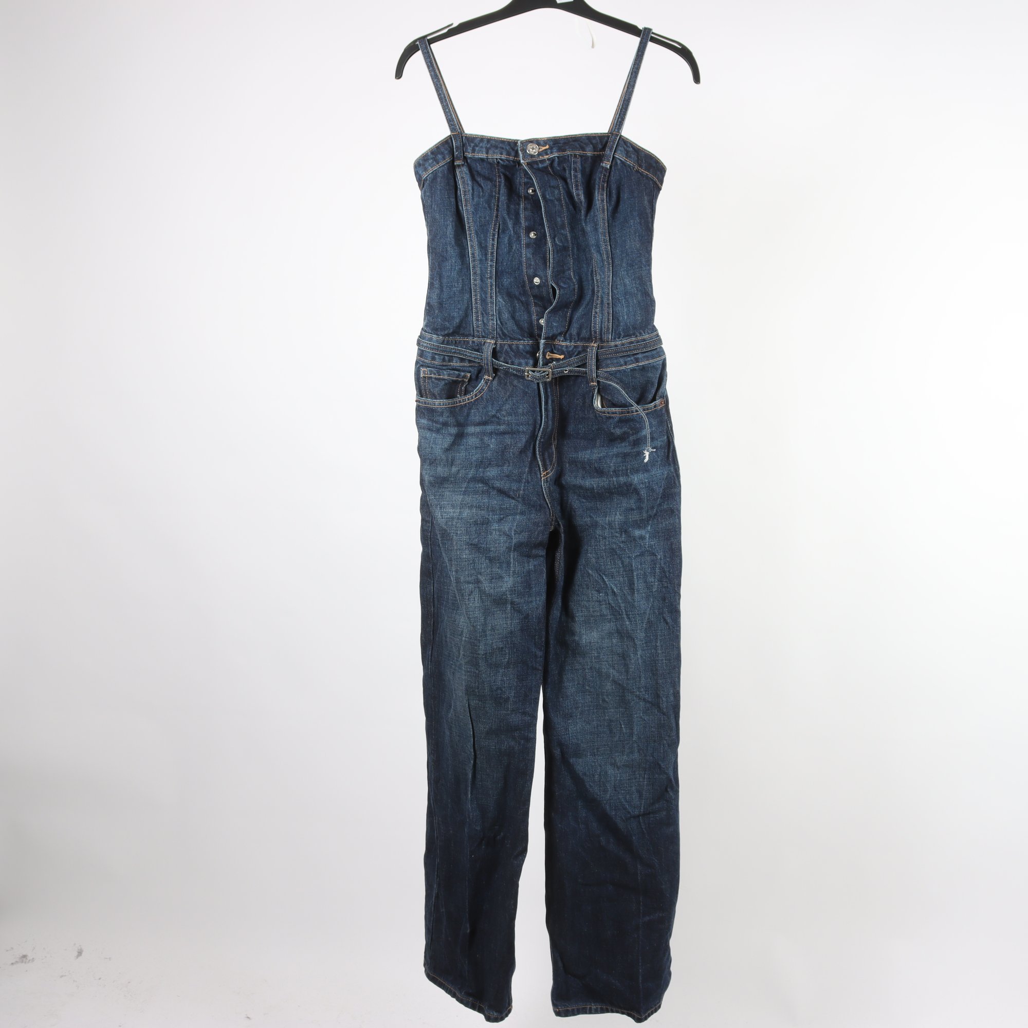 Denim byxdress, Zara, stl. S