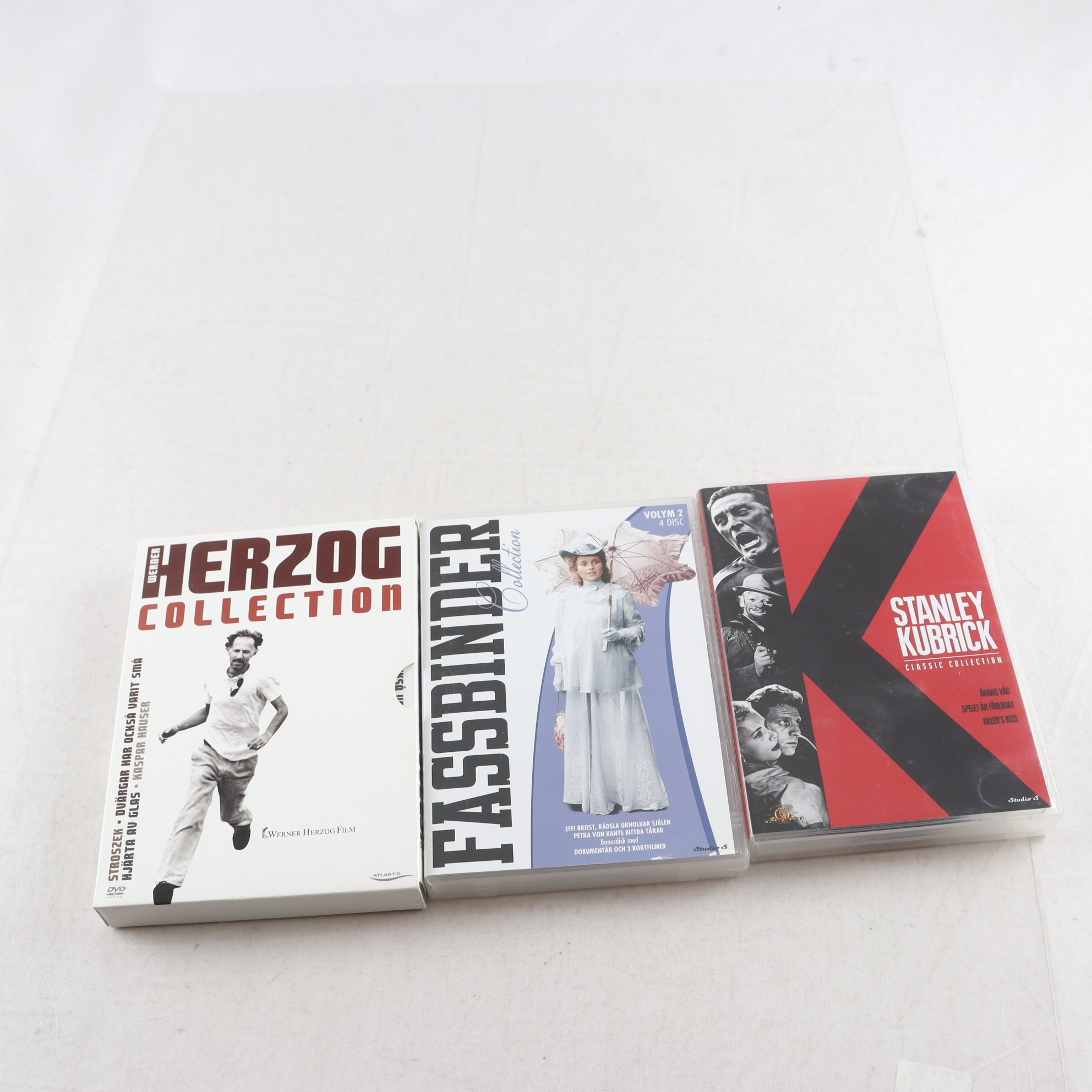 DVD-paket, Herzog, Fassbinder, Kubrick