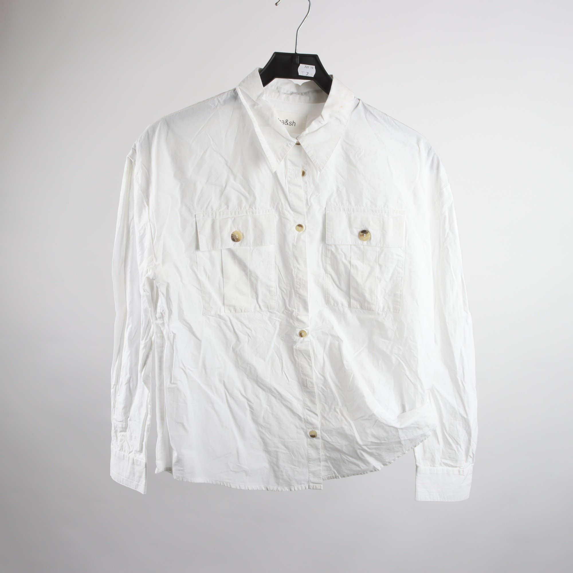 Blus/skjorta, Ba&sh, vit, stl. 2 (M)