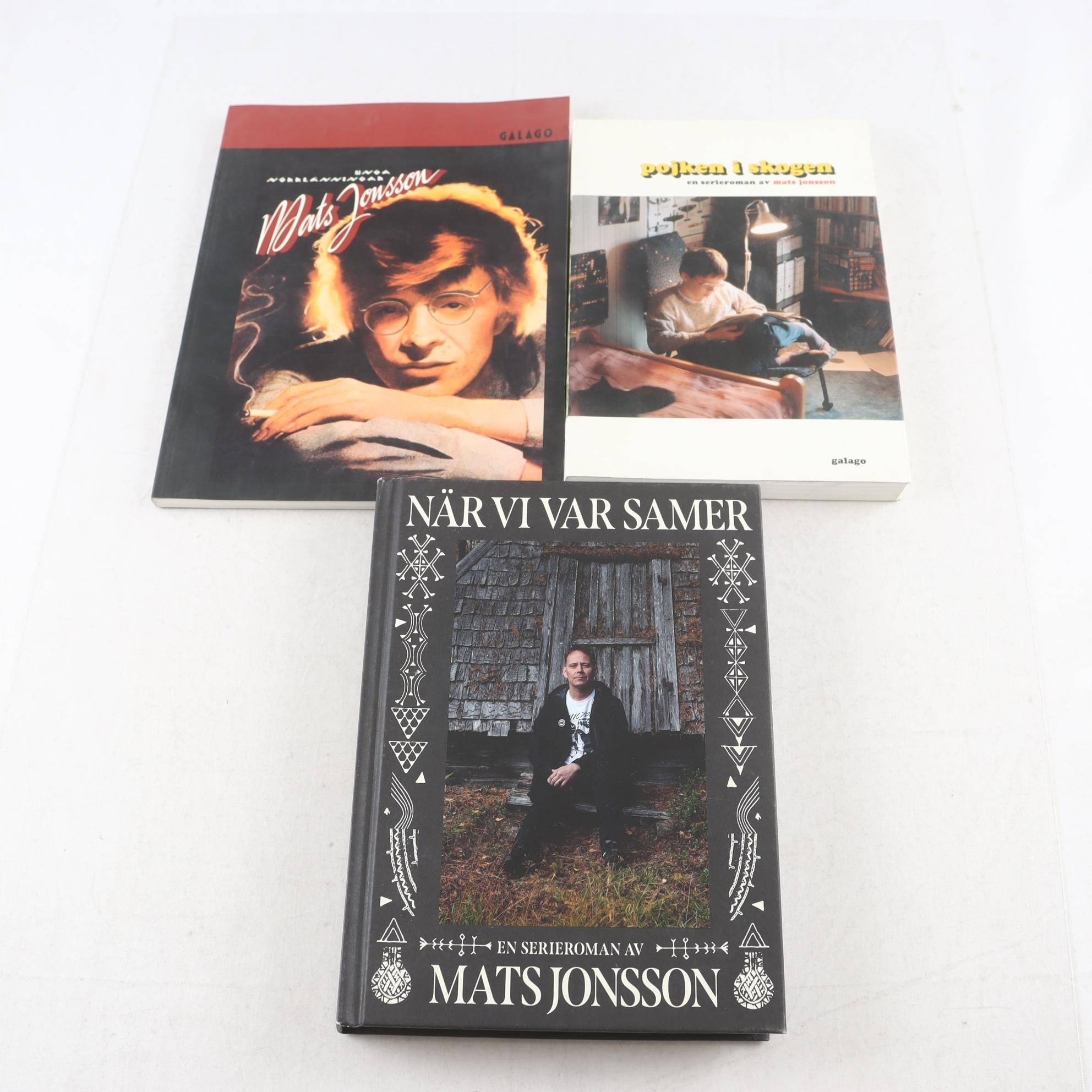Mats Jonsson, bokpaket med 3 album