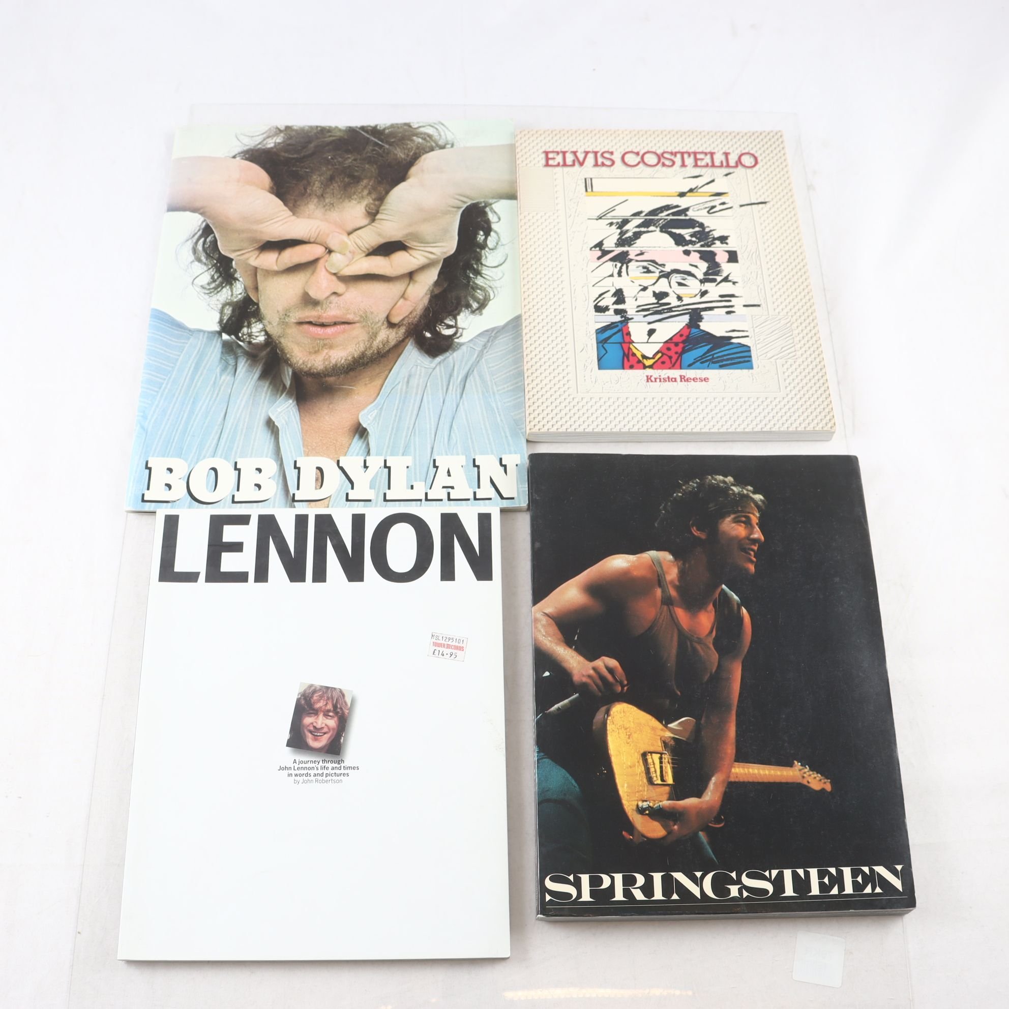 Rocklitteratur, 4 volymer: Dylan, Lennon, Springsteen & Costello