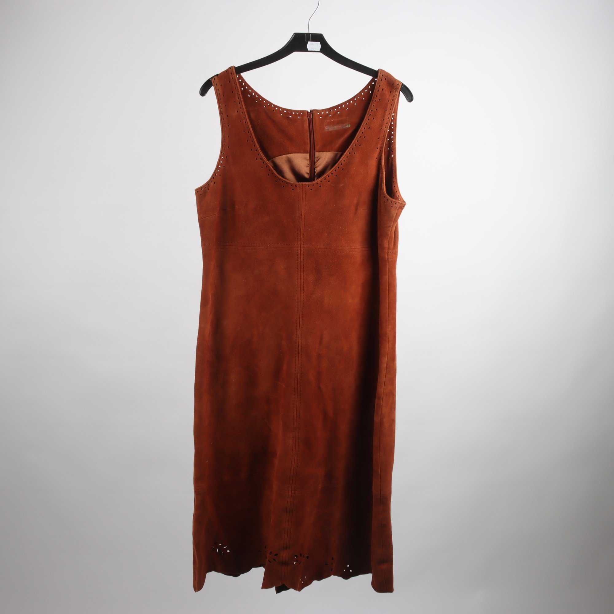 Klänning, H&M, brun, mocka, stl. ca. S.