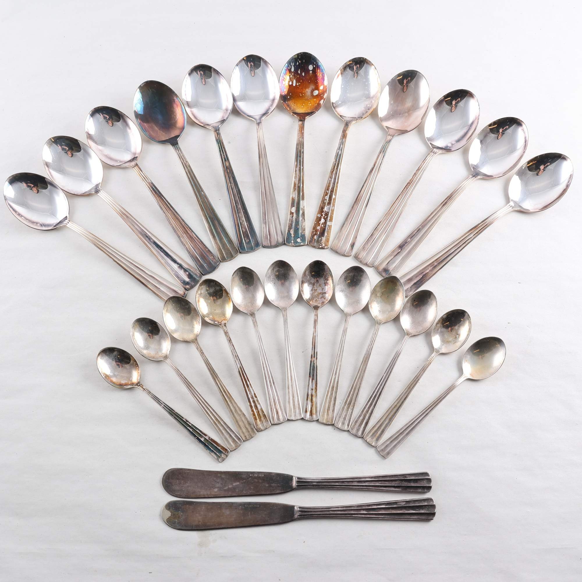 Parti bestick, Nysilver, Pallas Athena