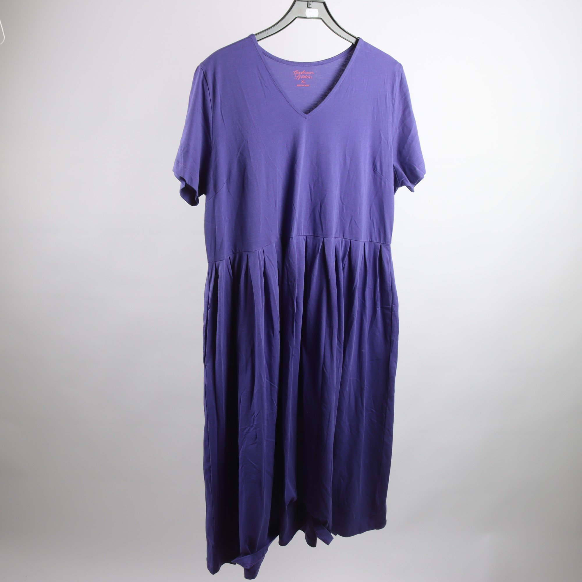 Klänning, Gudrun Sjödén, lila, stl. XL.