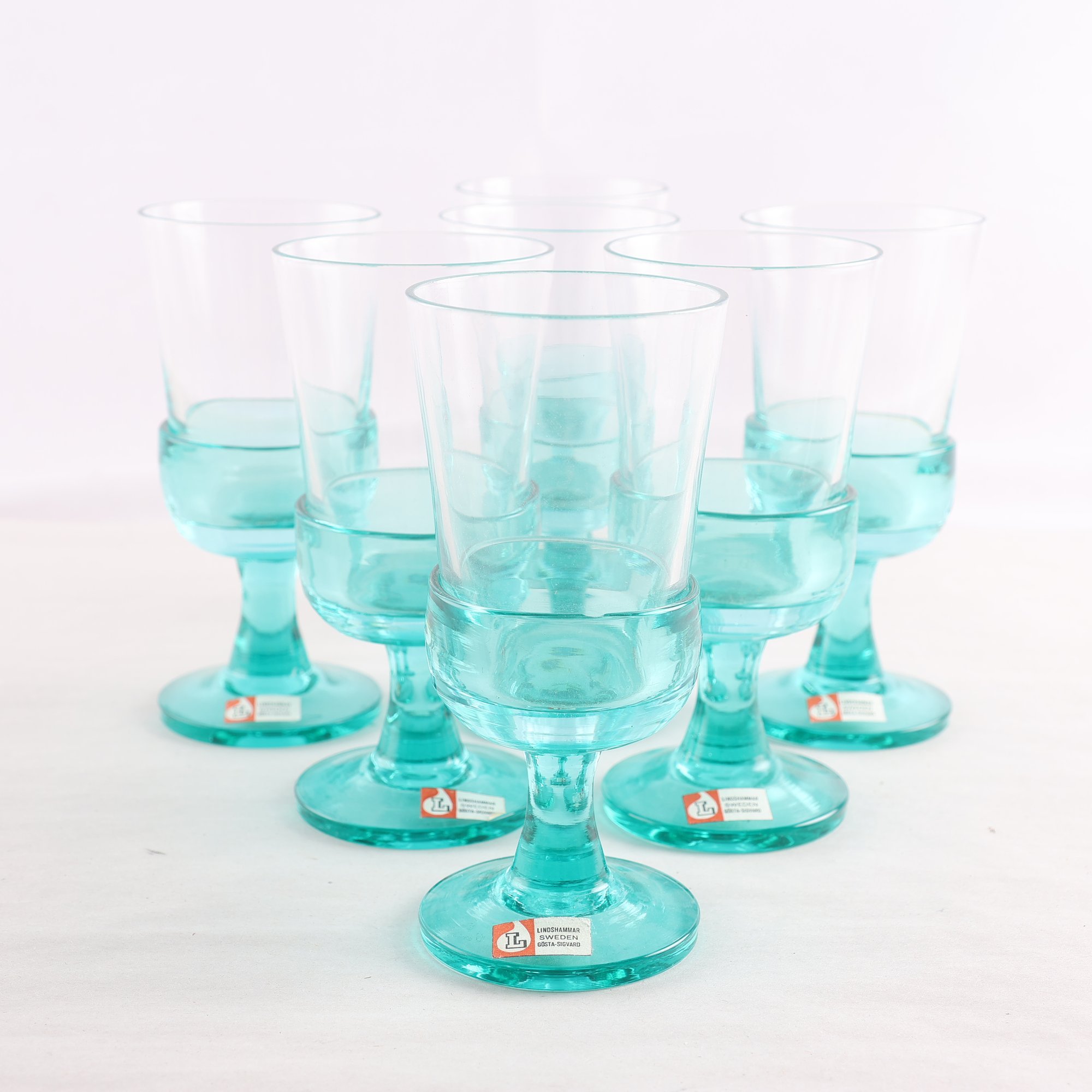 Glas, Gösta Sigvard, Lindshammar, 7 st. Samfraktas ej.