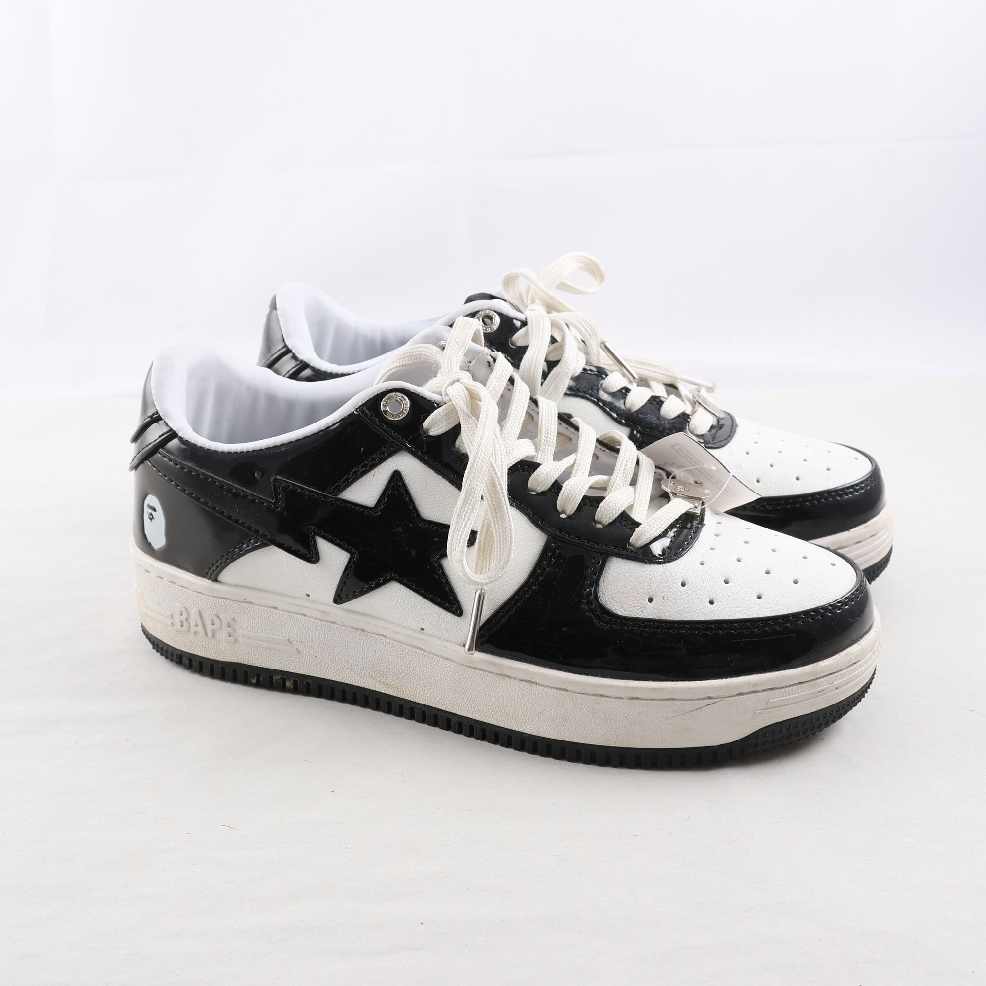 Sneakers, A Bathing Ape, svart, vit, stl. US 8.5