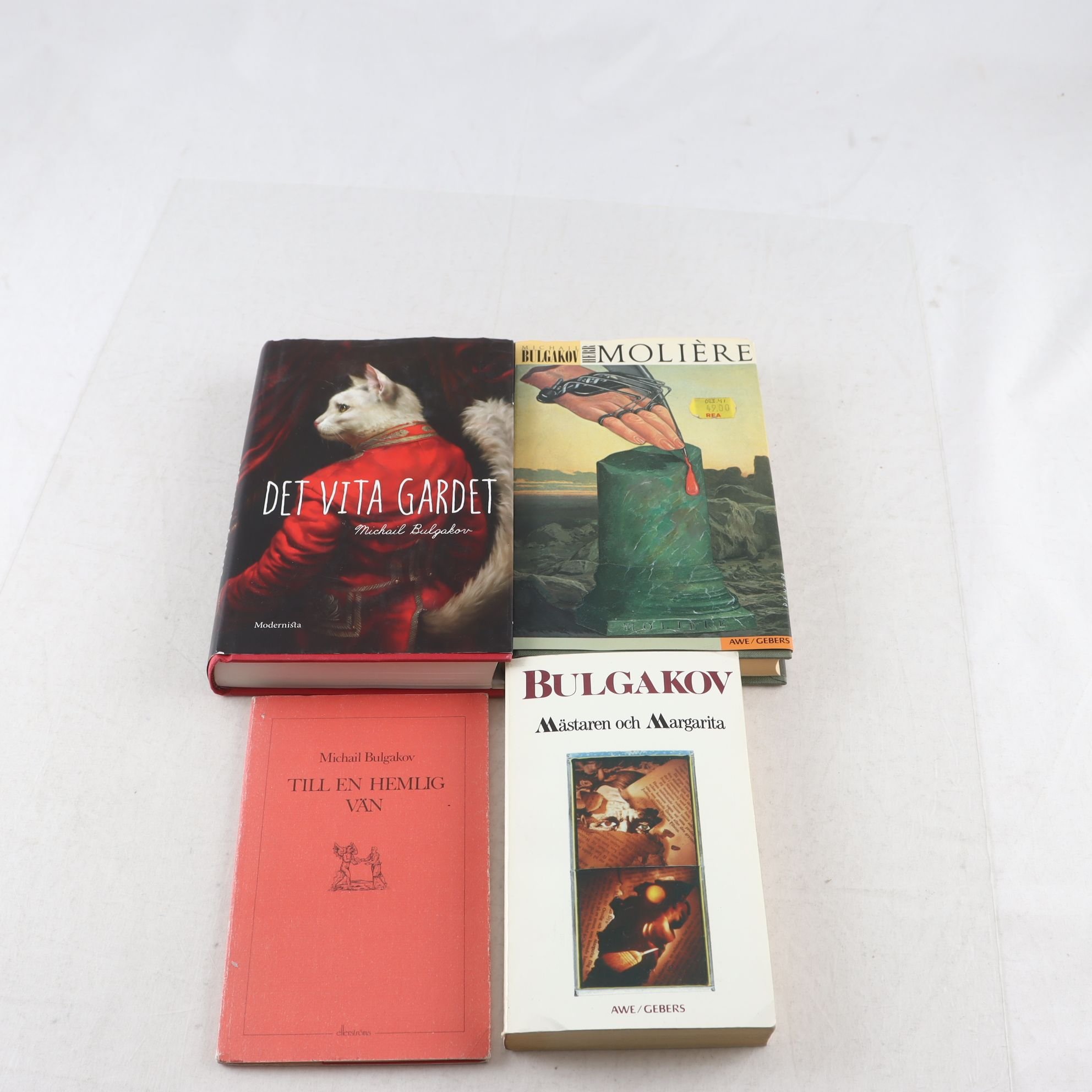 Michail Bulgakov, bokpaket med 4 volymer