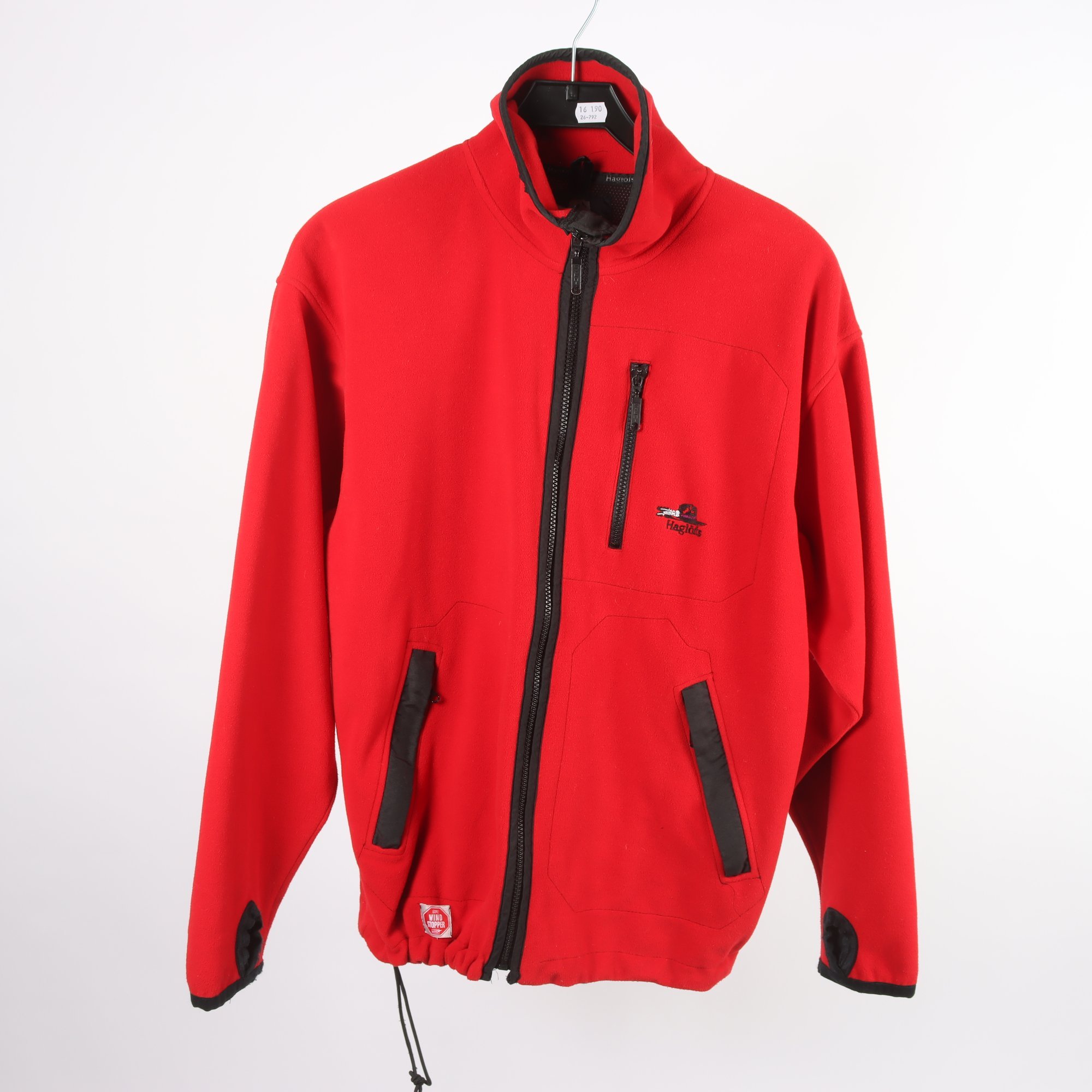 Fleecejacka, Haglöfs, Windstopper, stl. S