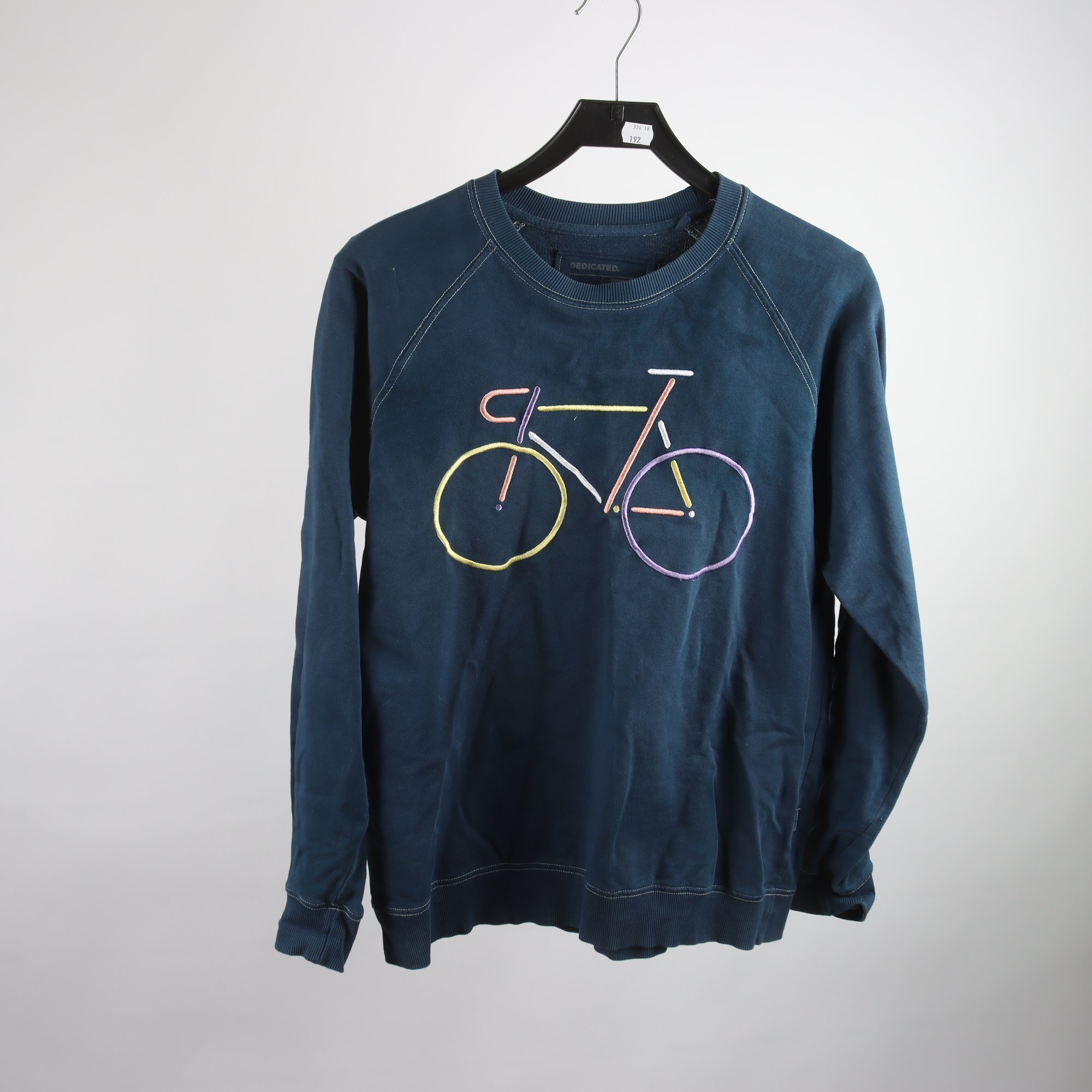 Sweatshirt, Dedicated, blå, stl. M