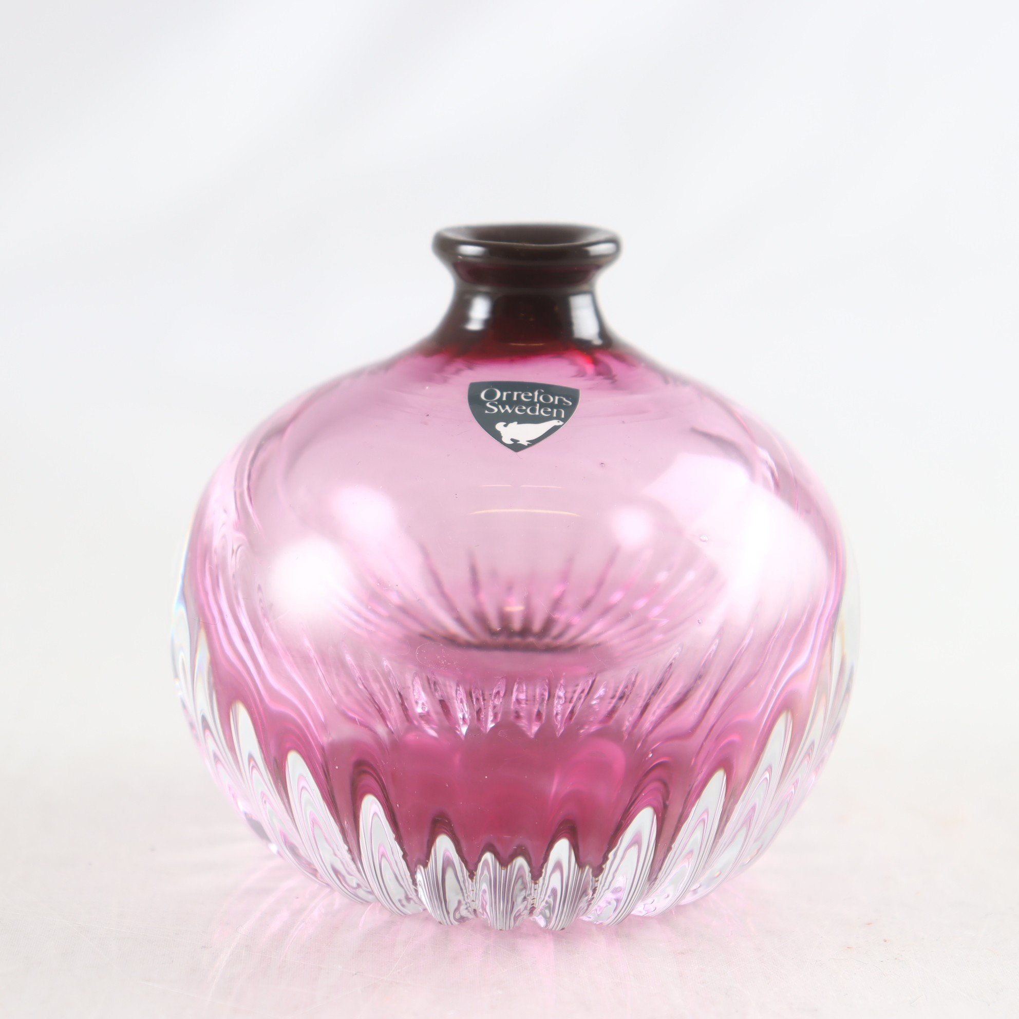 Vas, Orrefors, ”Sommerso-vas”, Eva Englund, signerad, konstglas.