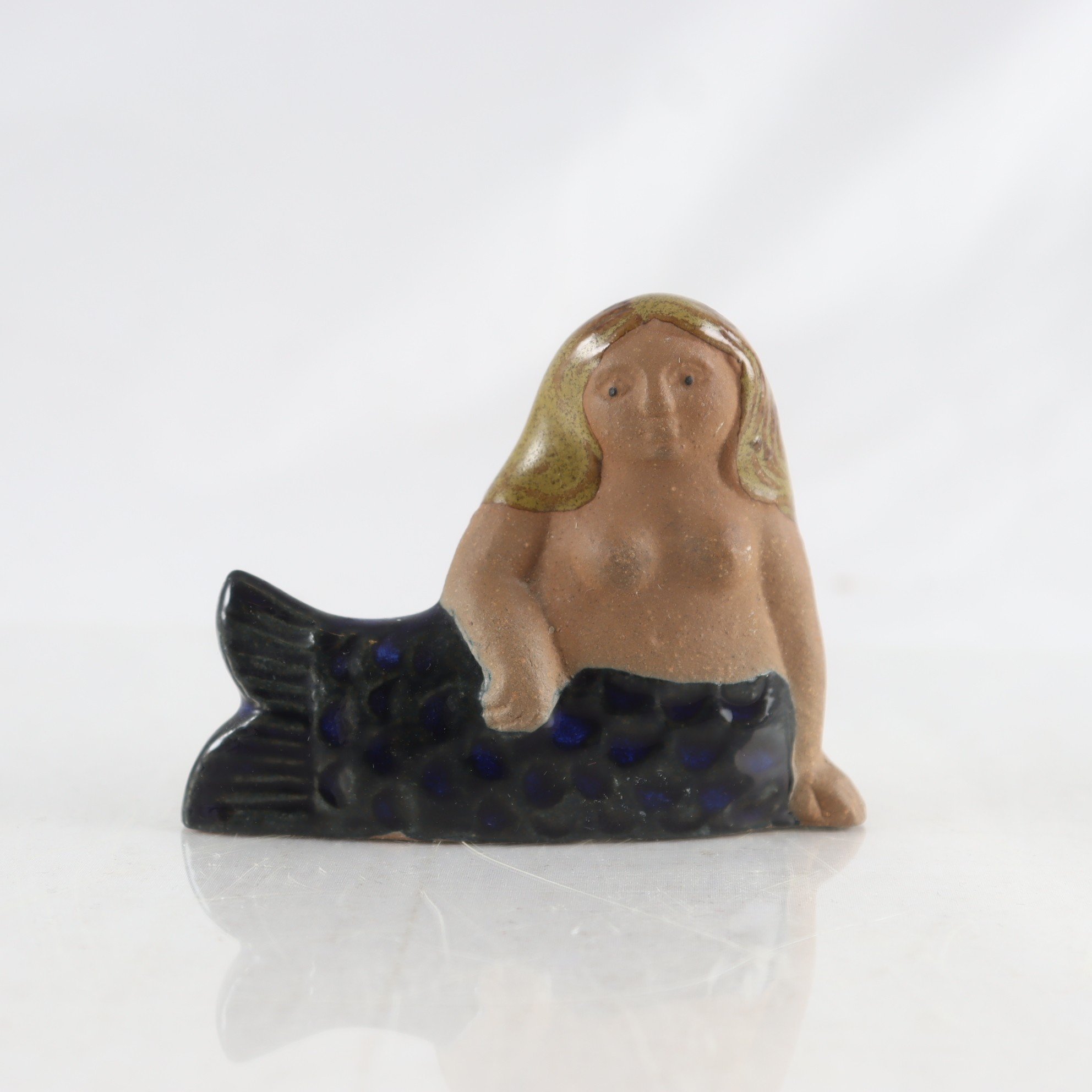 Figurin, Gustavsberg, Sjöjungfru, Lisa Larsson.