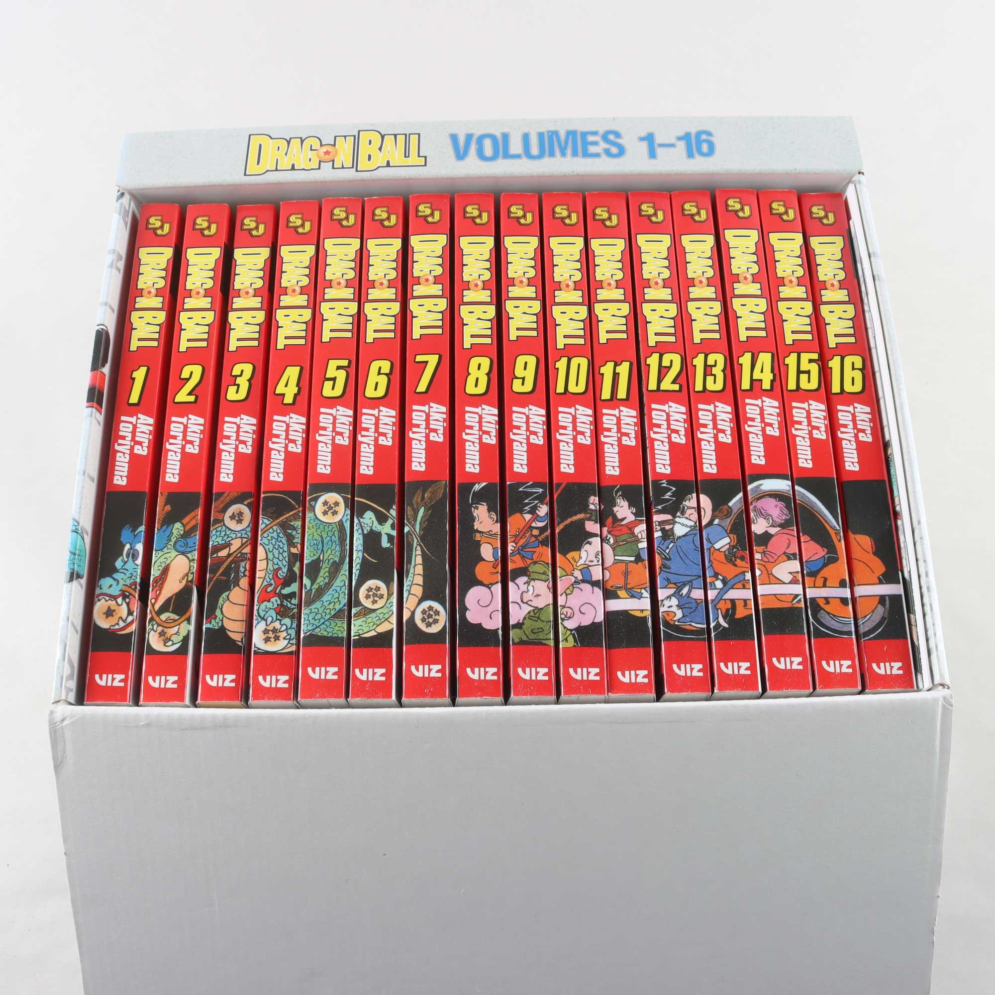Dragon Ball Complete Box Set, innehållande volym 1-16