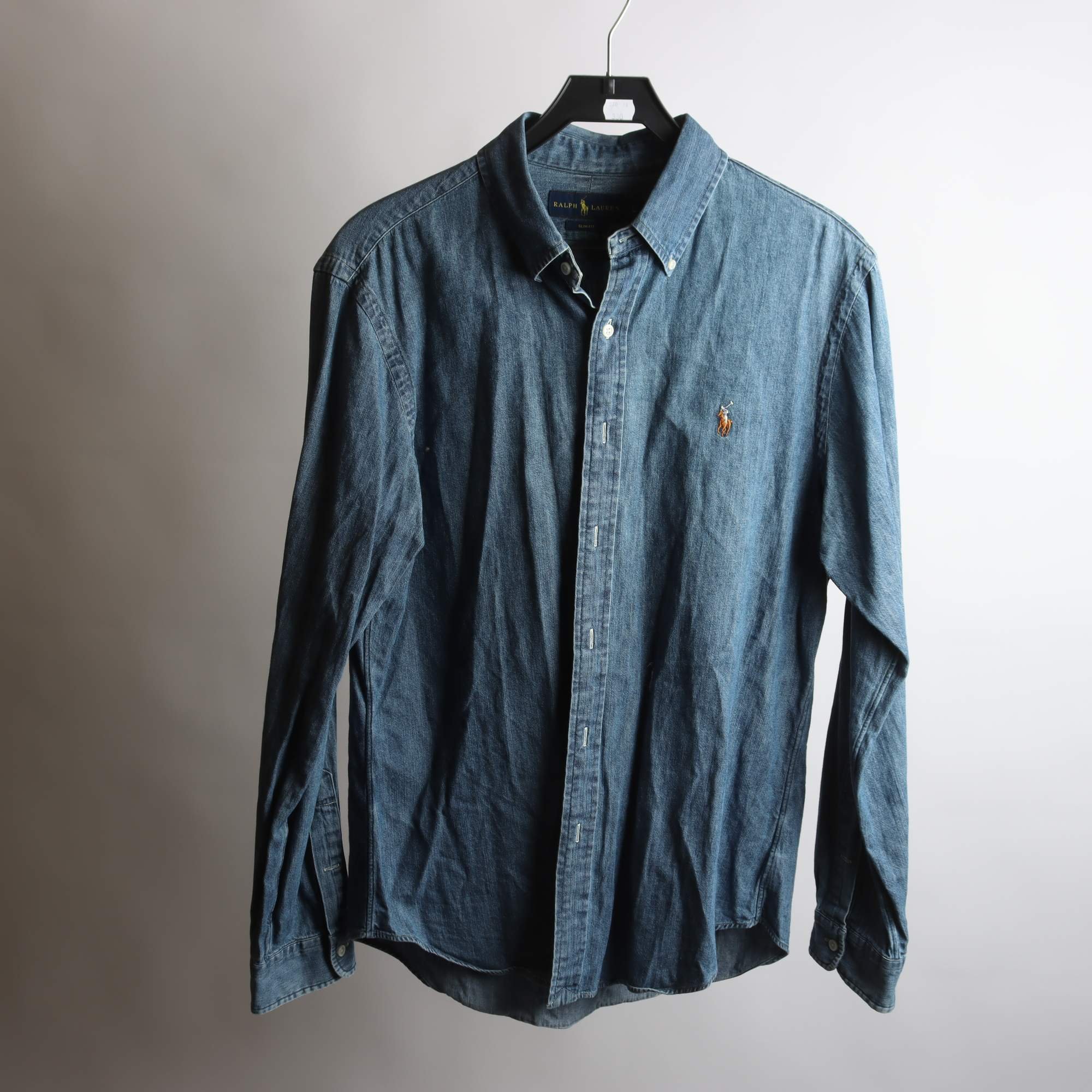 Jeansskjorta, Ralph Lauren, blå, stl. L.