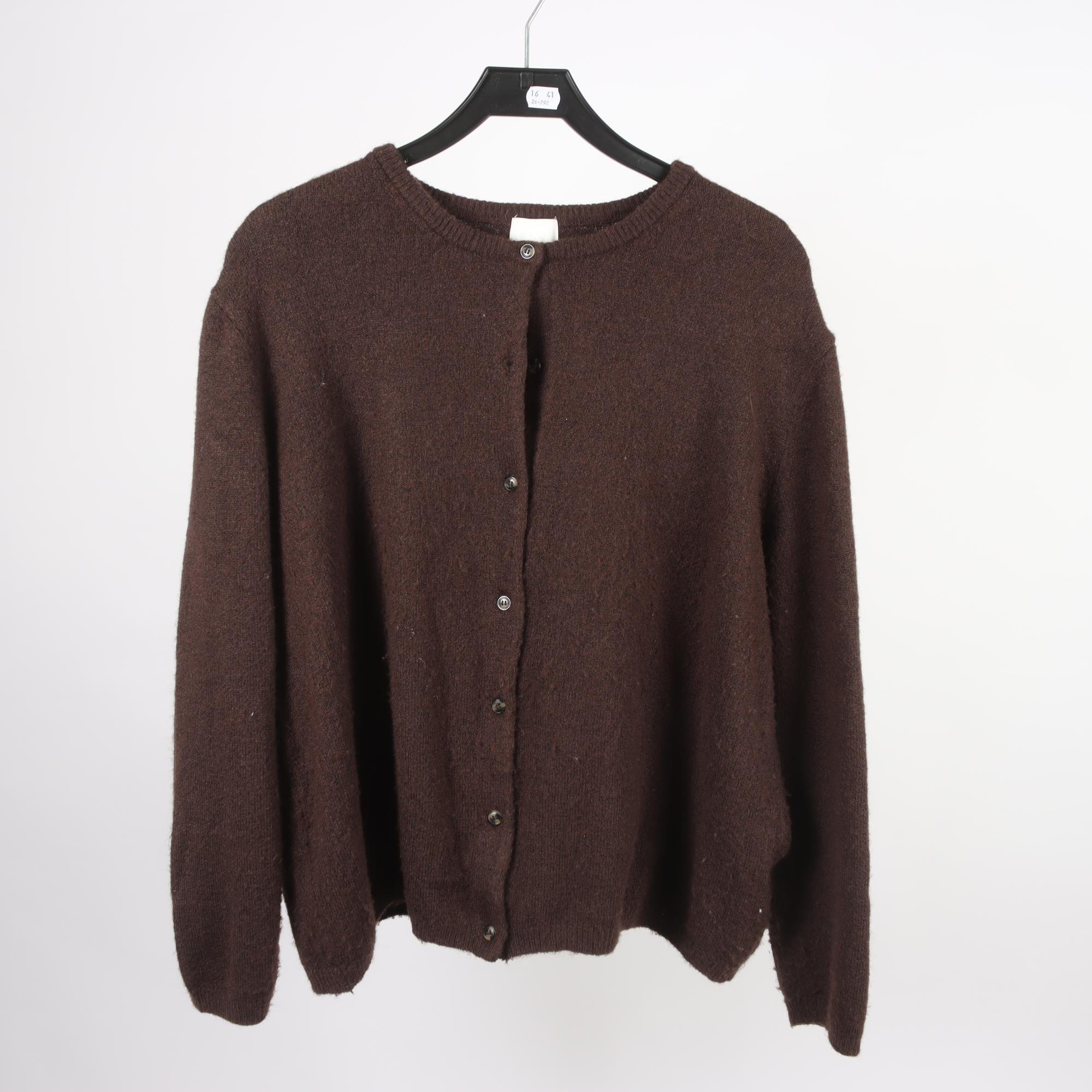 Stickad kofta, H&M, stl. XL