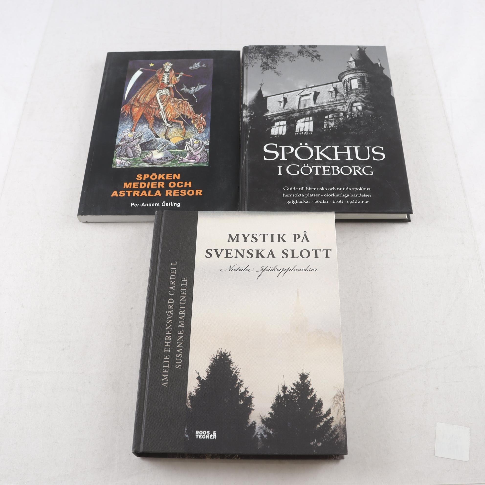 Spöken och spökupplevelser, bokpaket med 3 volymer