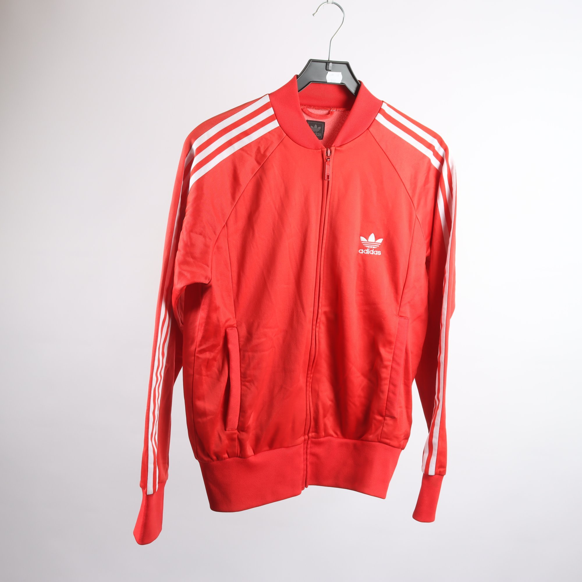 Träningsjacka, Adidas, röd, stl. M.