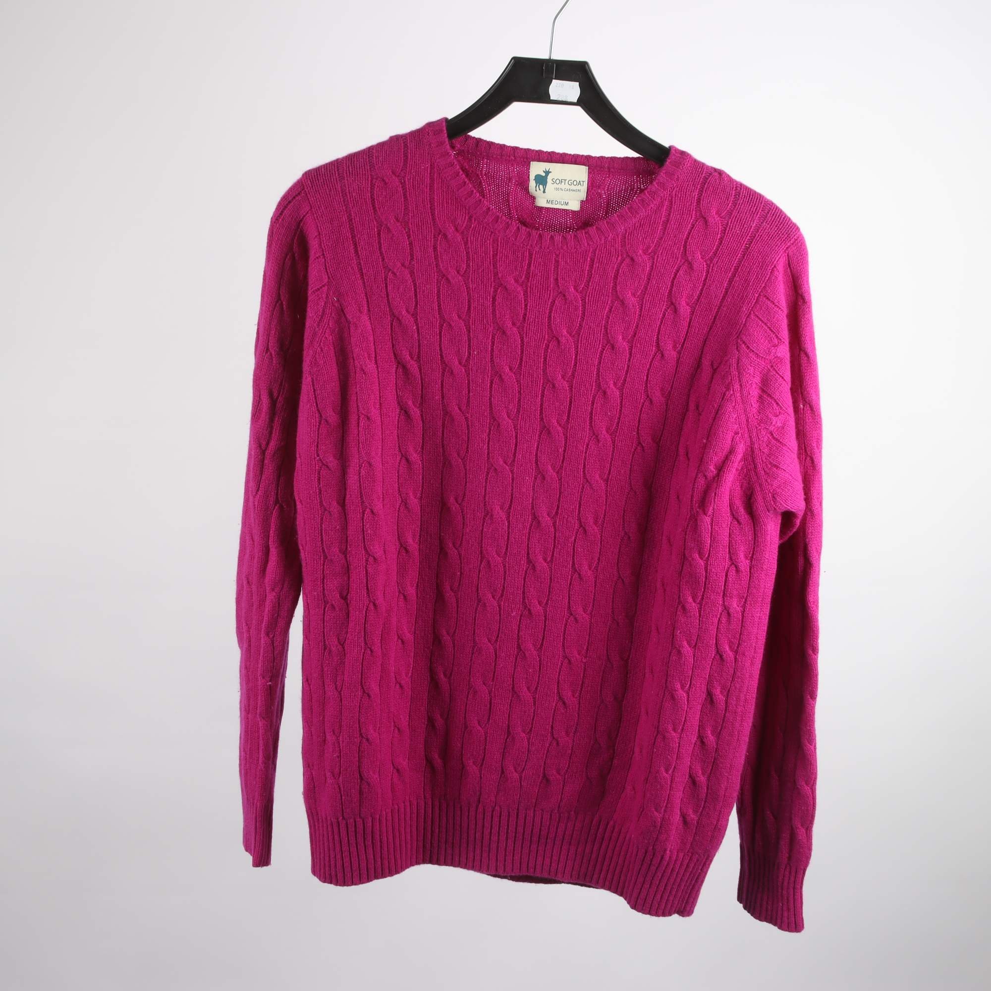 Tröja, Soft Goat, lila, 100% cashmere, stl. M.
