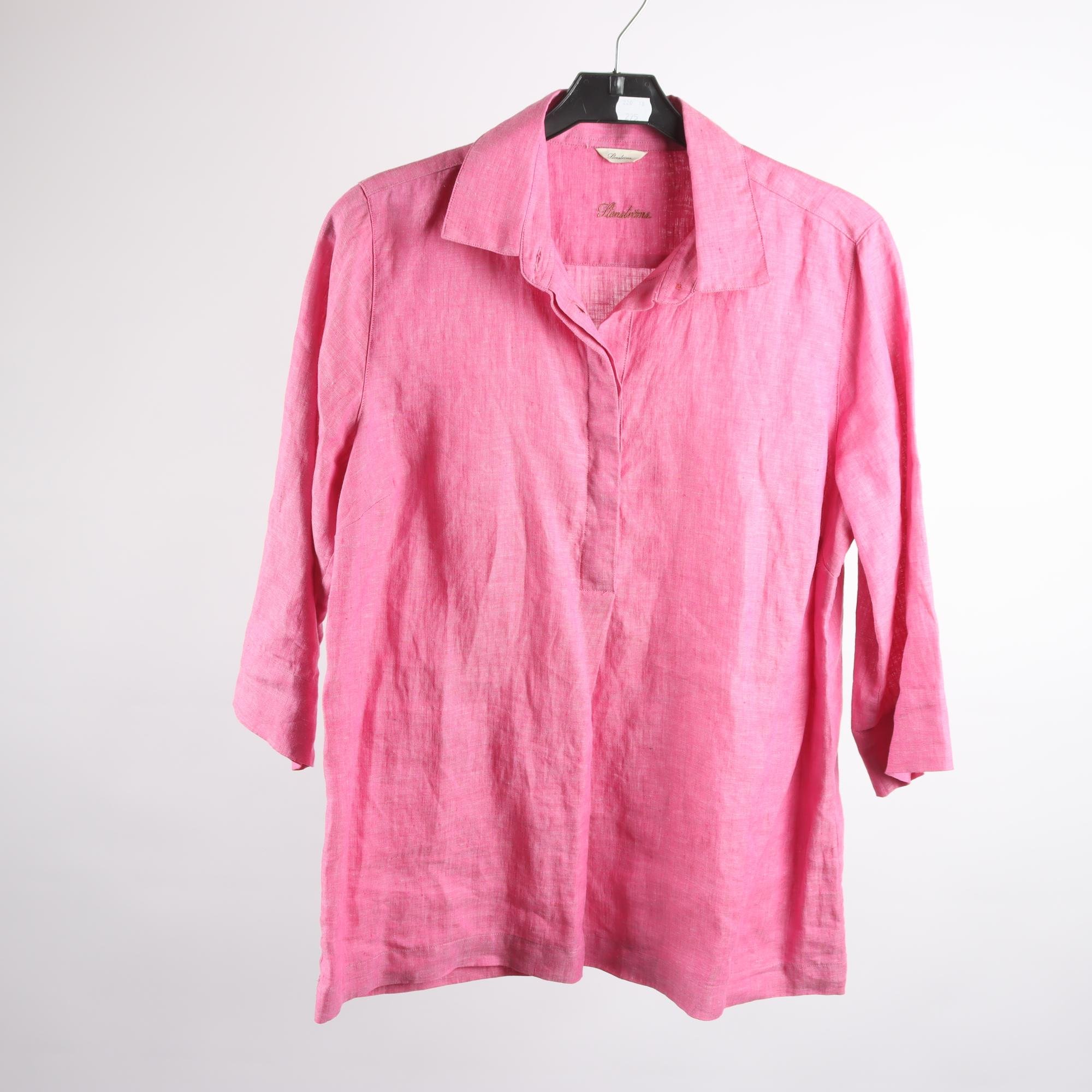 Blus, Stenströms, rosa, 100% lin, stl. 38.