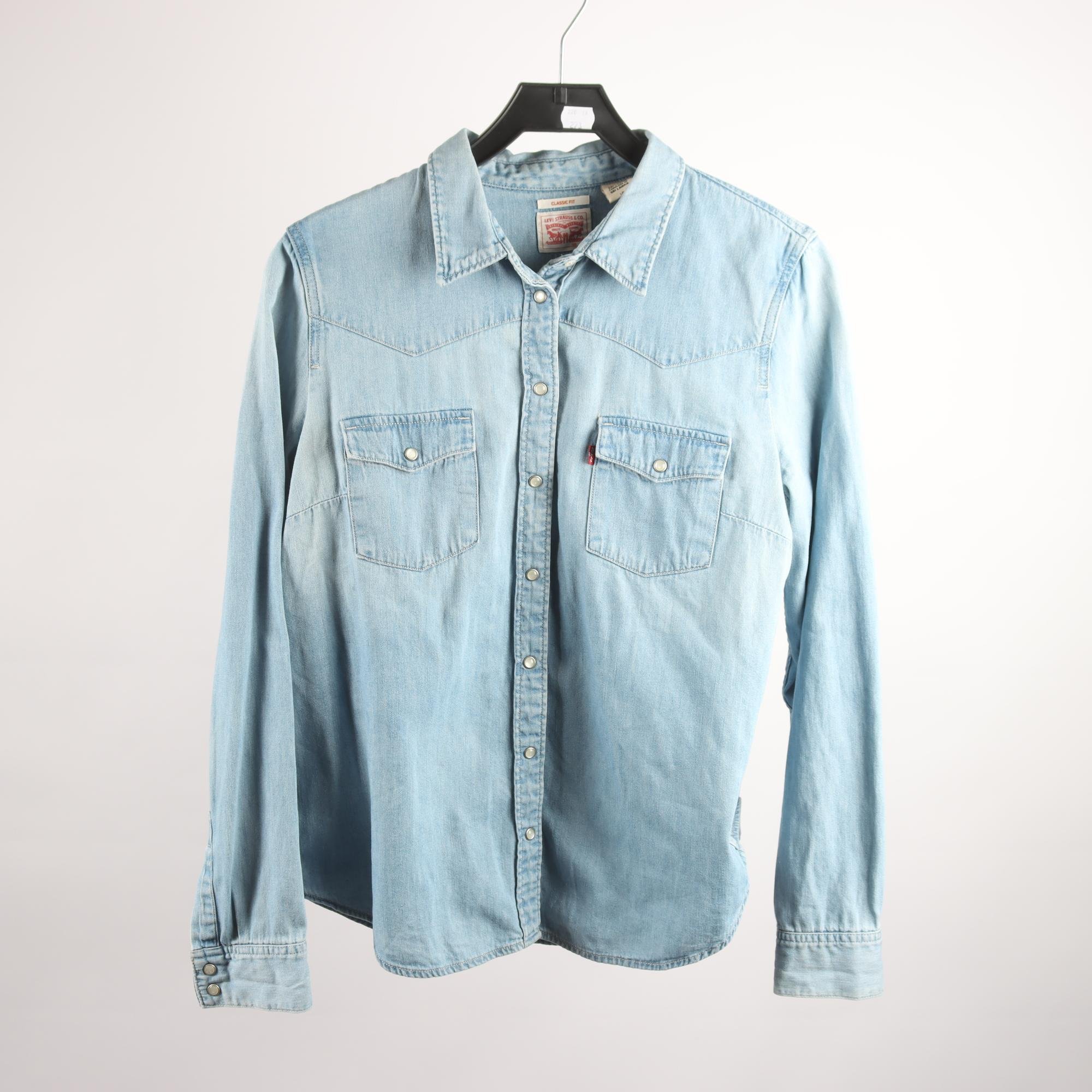 Jeansskjorta, Levis, blå, stl. L.