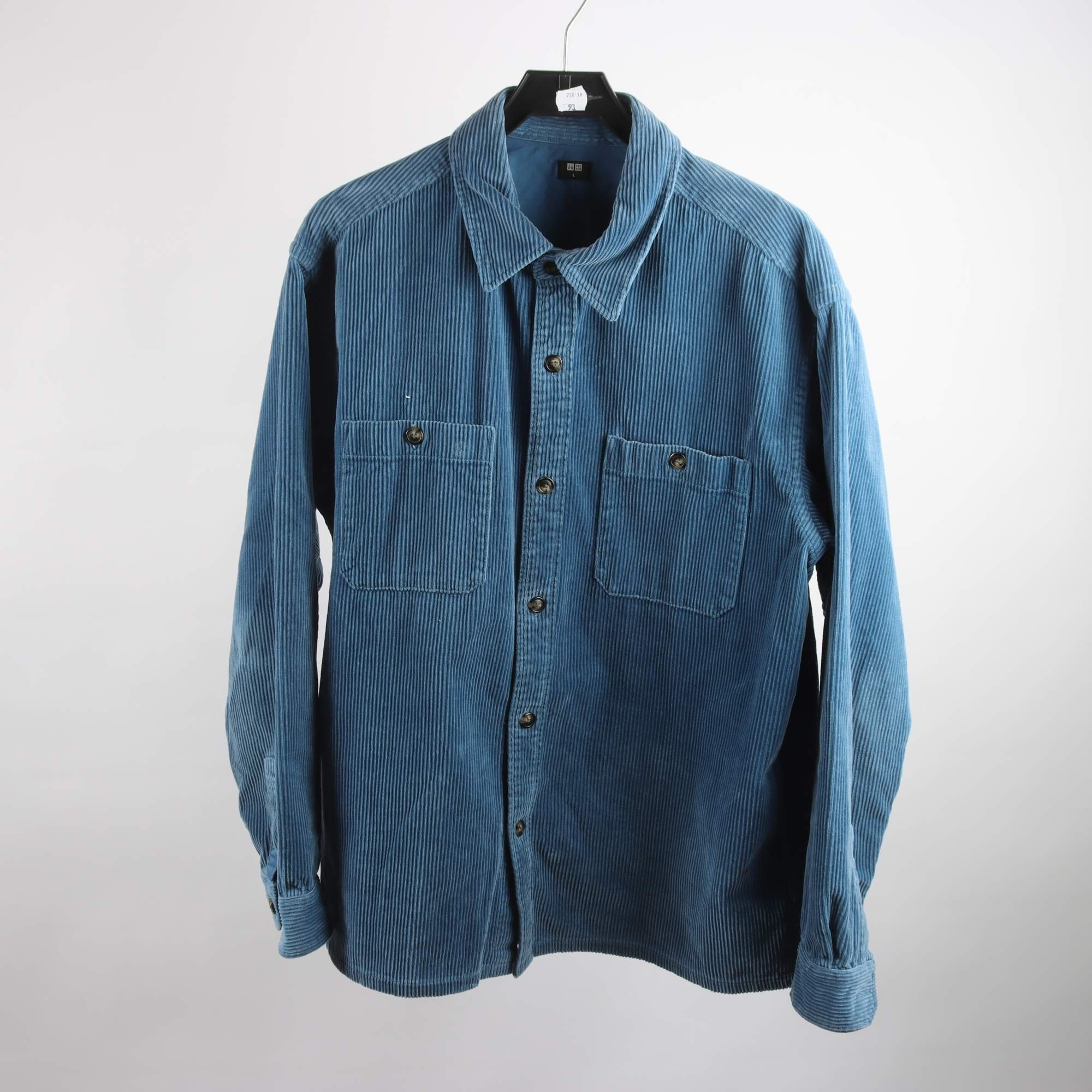 Manchesterskjorta 2-pack, Uniqlo, blå, vit, stl. L