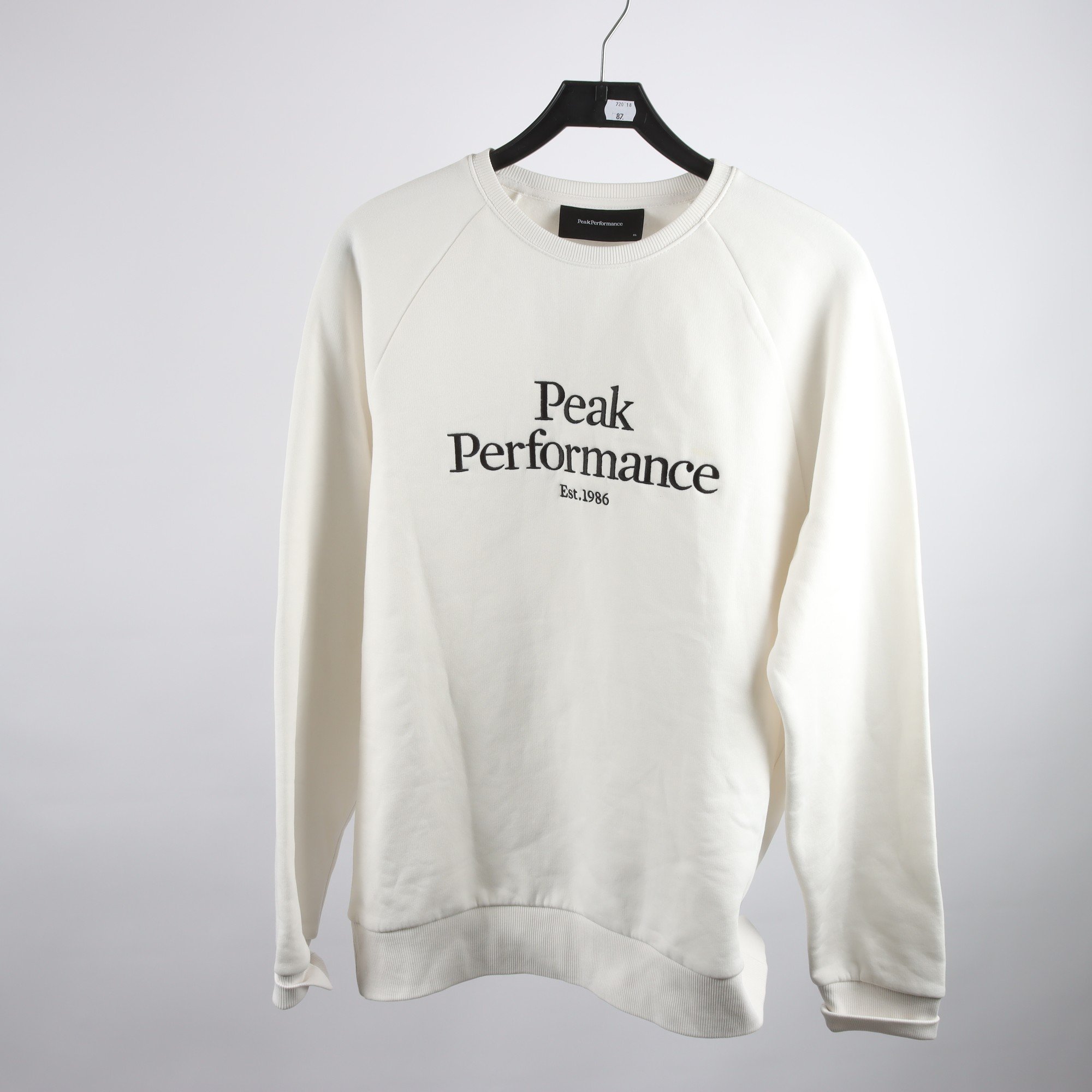 Sweatshirt, PeakPerformance, vit, stl. XL