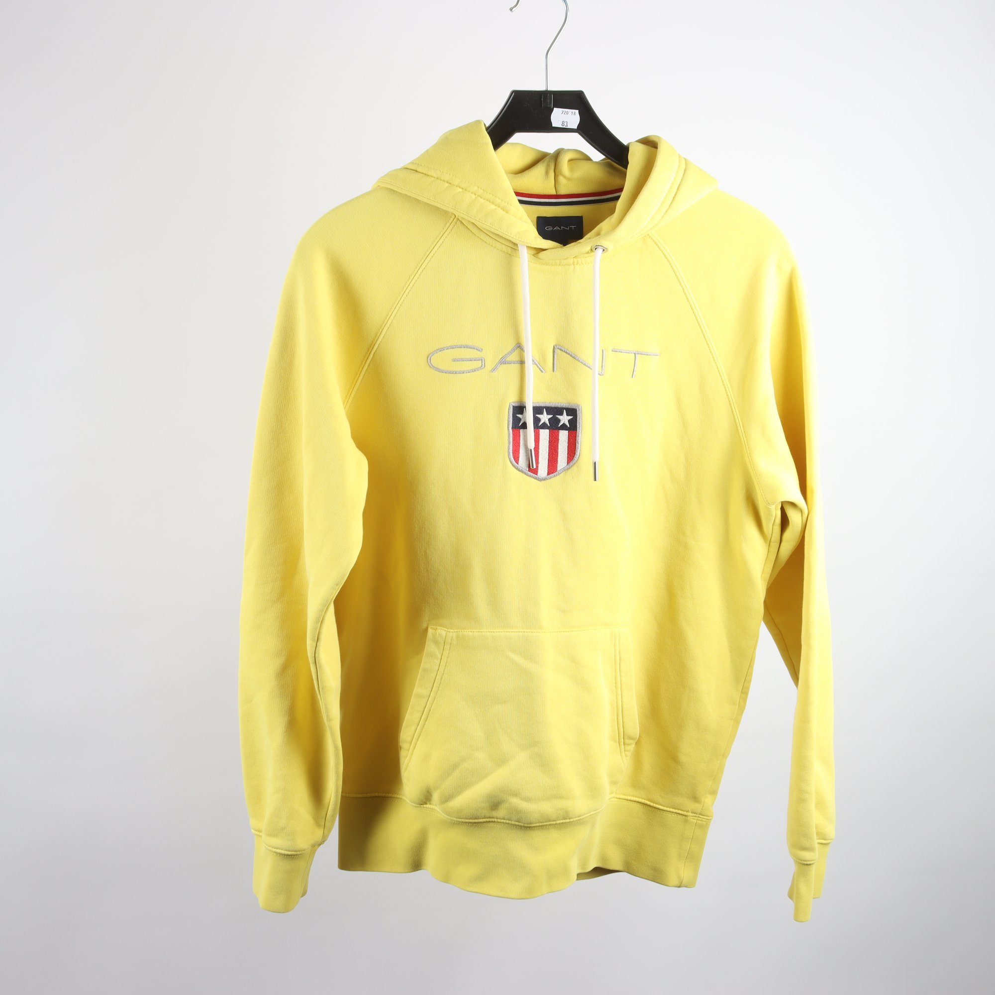 Hoodie, Gant, gul, stl. M