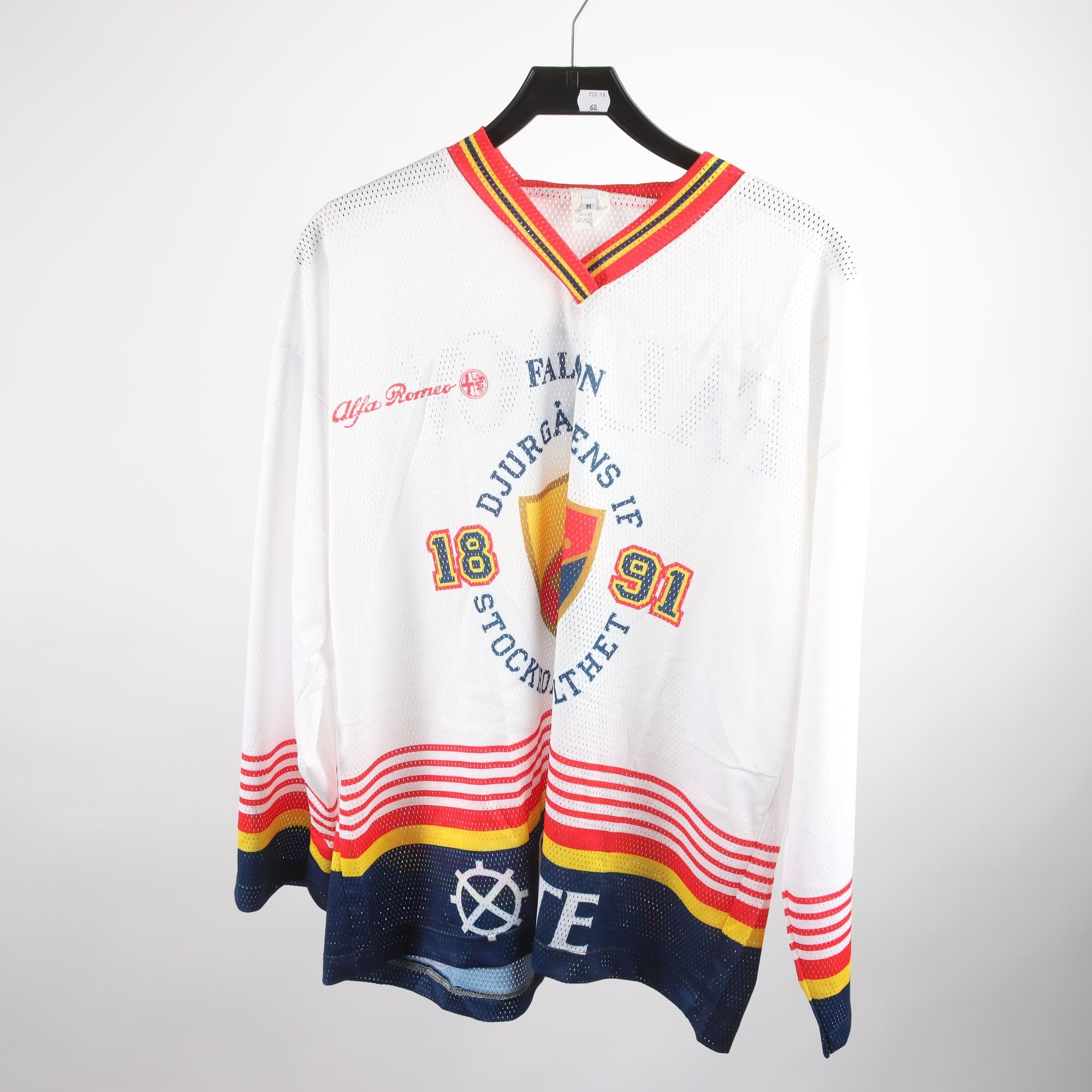 Hockeytröja, DIF Djurgården, vit, stl. M