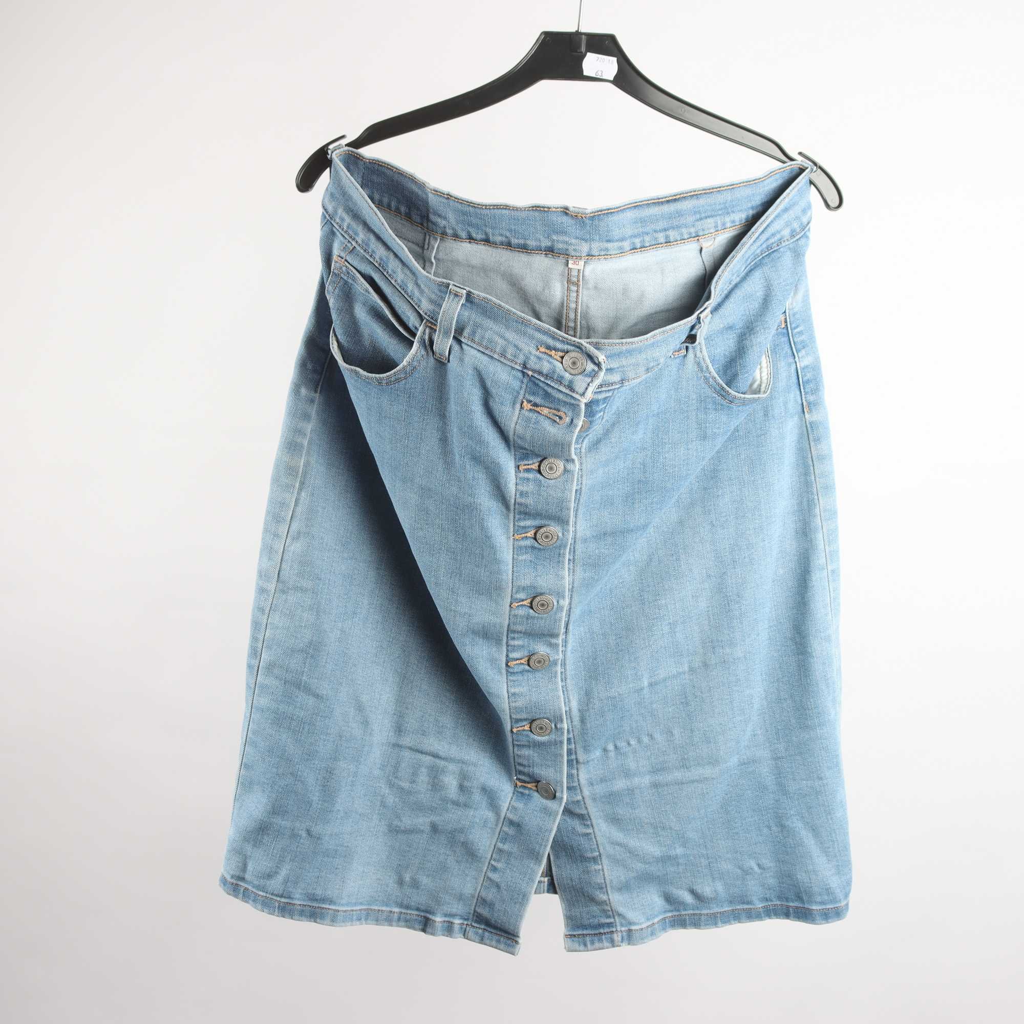 Jeanskjol, Levi Strauss & Co, blå, stl. 30″