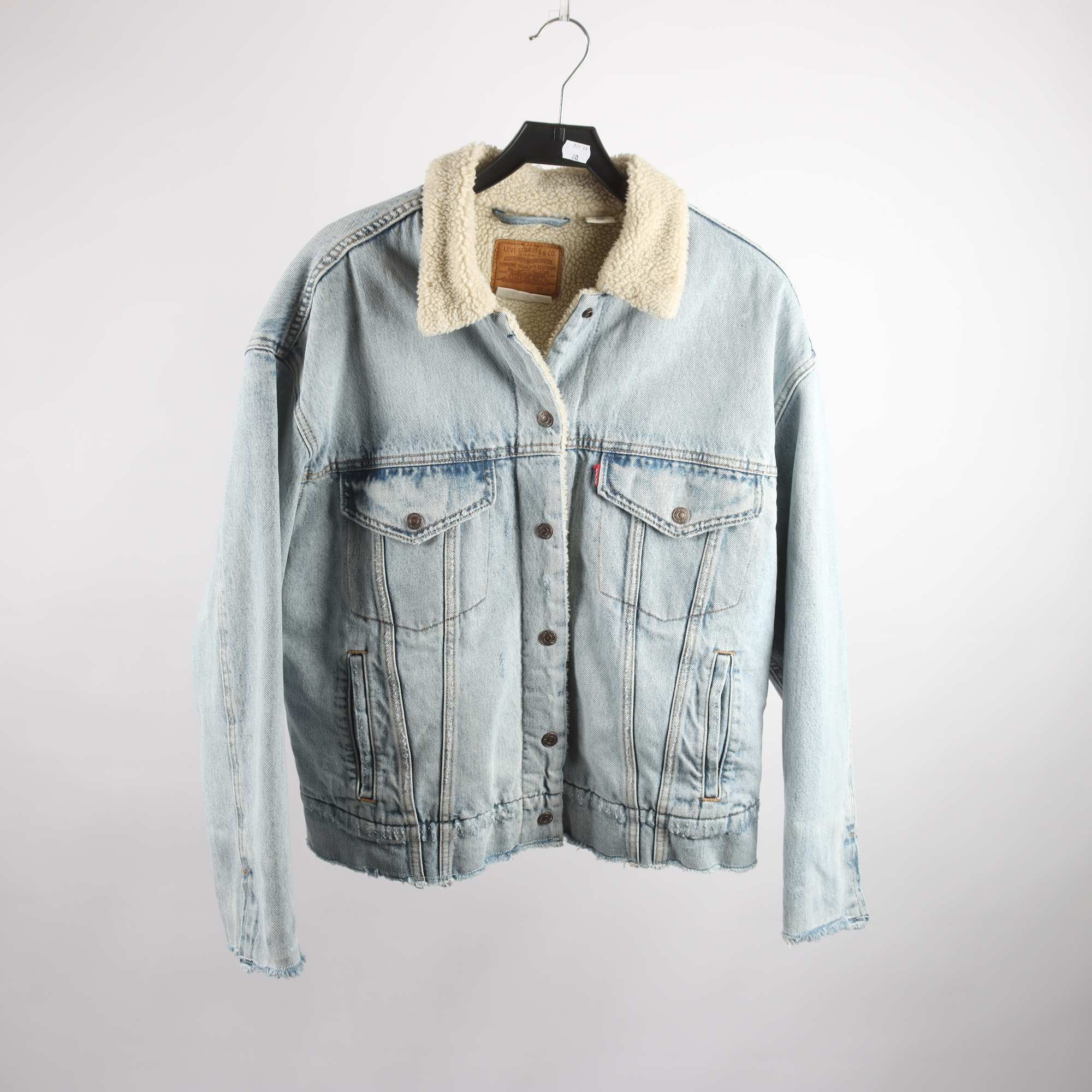 Jeansjacka, fodrad, Levi Strauss & Co, blå, stl. M