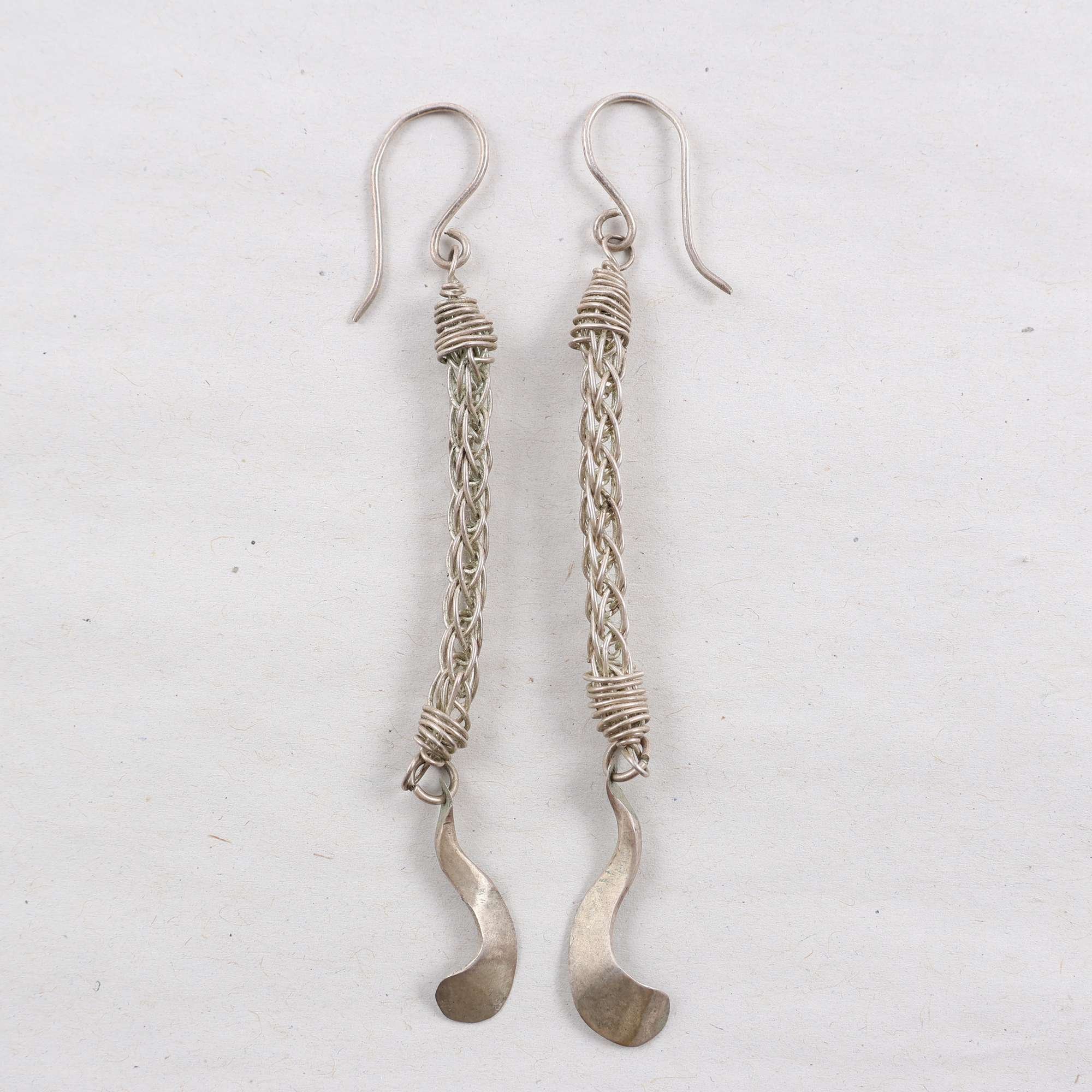 Örhängen, silver, vikt: 5g