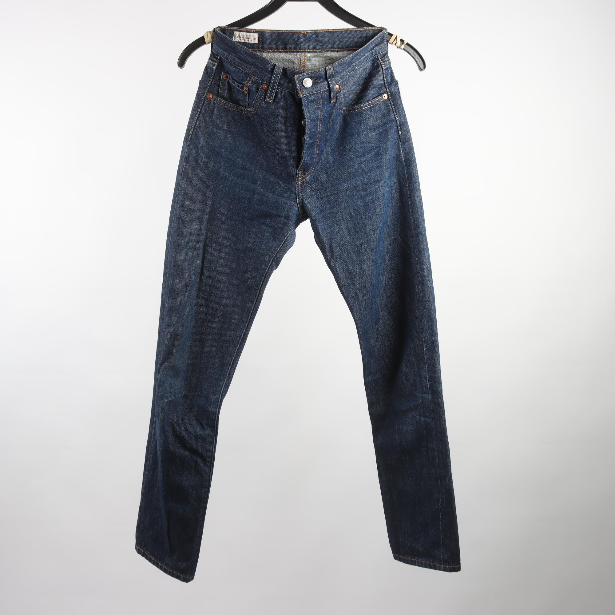 Jeans, Levis, 501, blå, stl. 25/32.