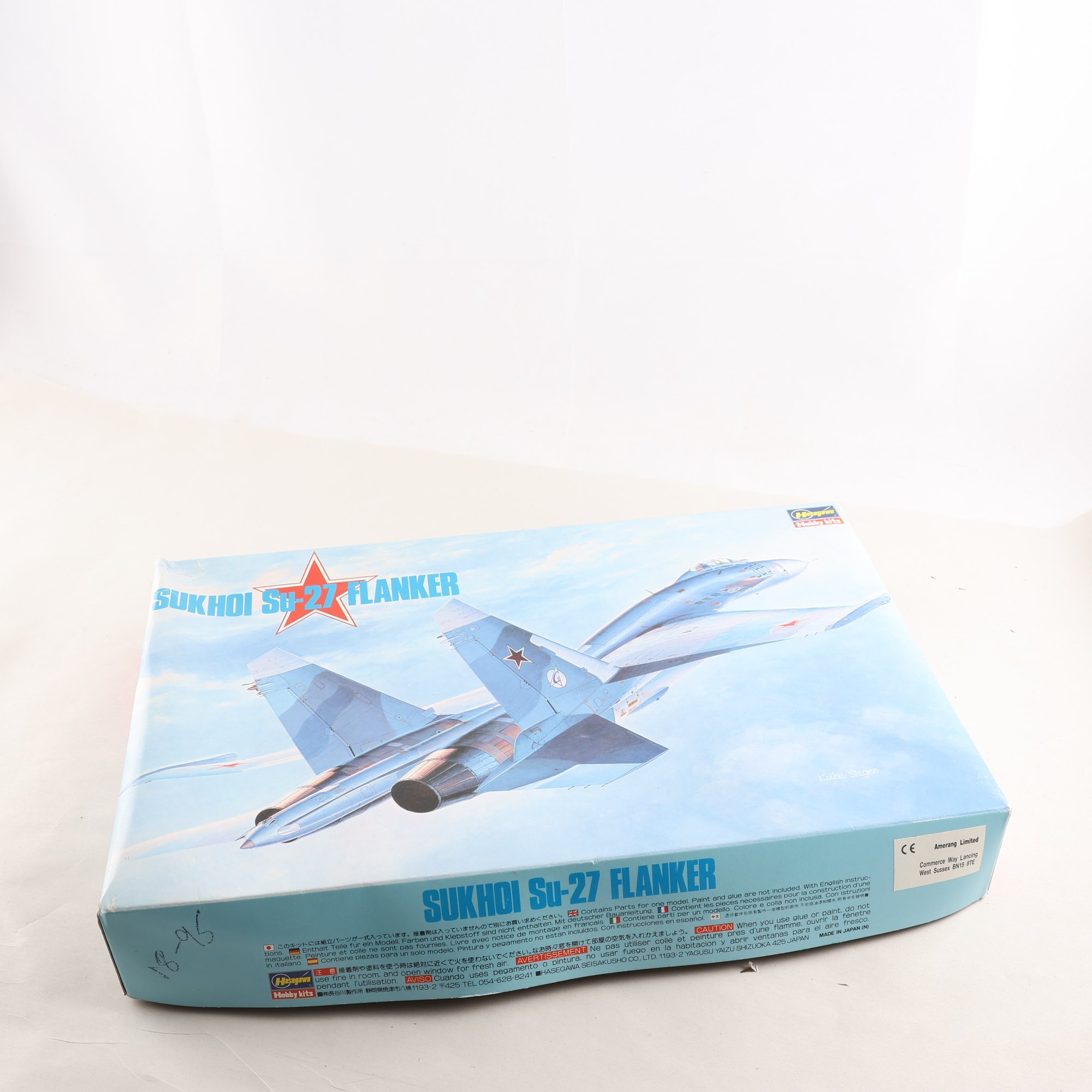 Byggsats, Sukhoi SU-27, flanker, hasegawa.