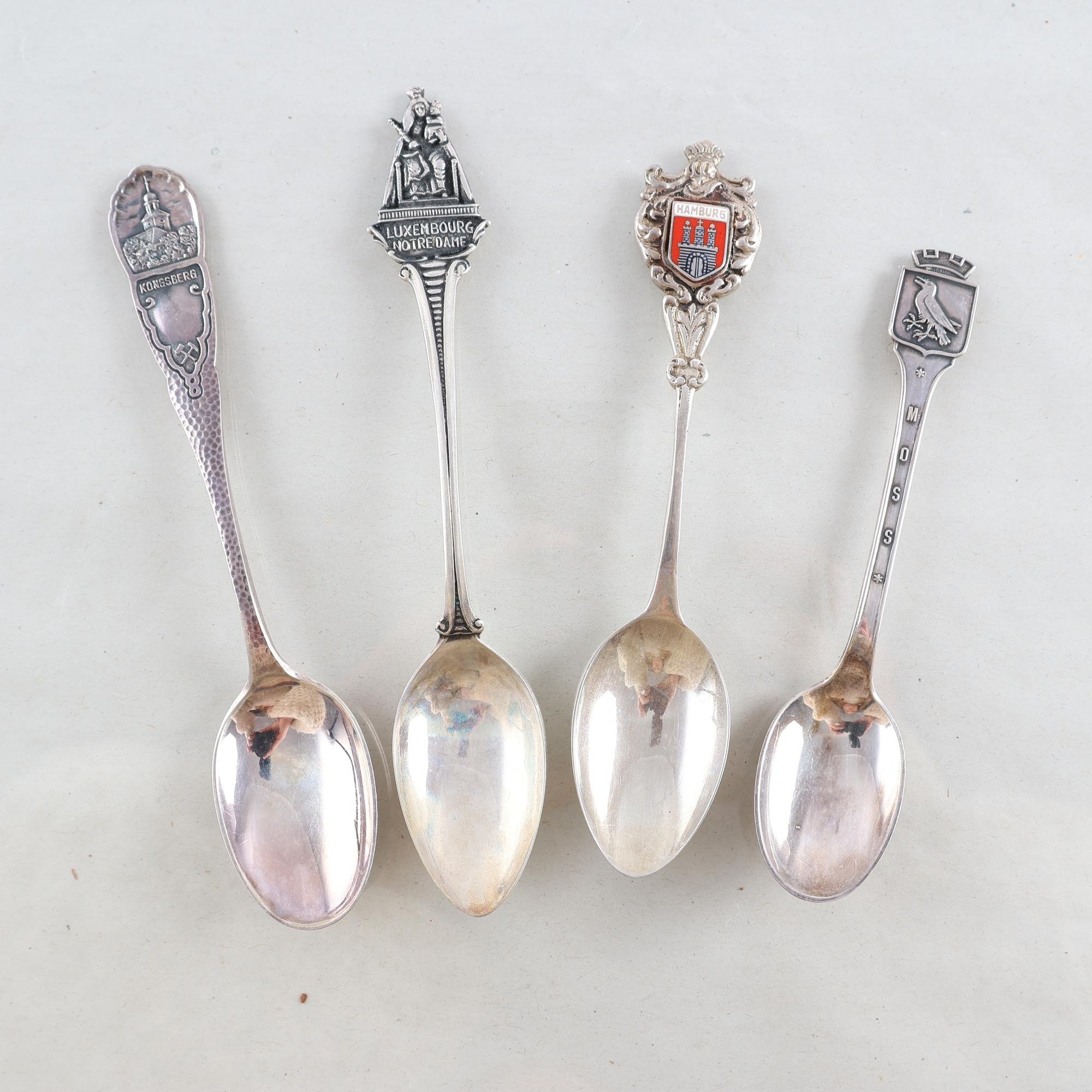 Souvenirskedar, Silver, 800 & 830, 4 st