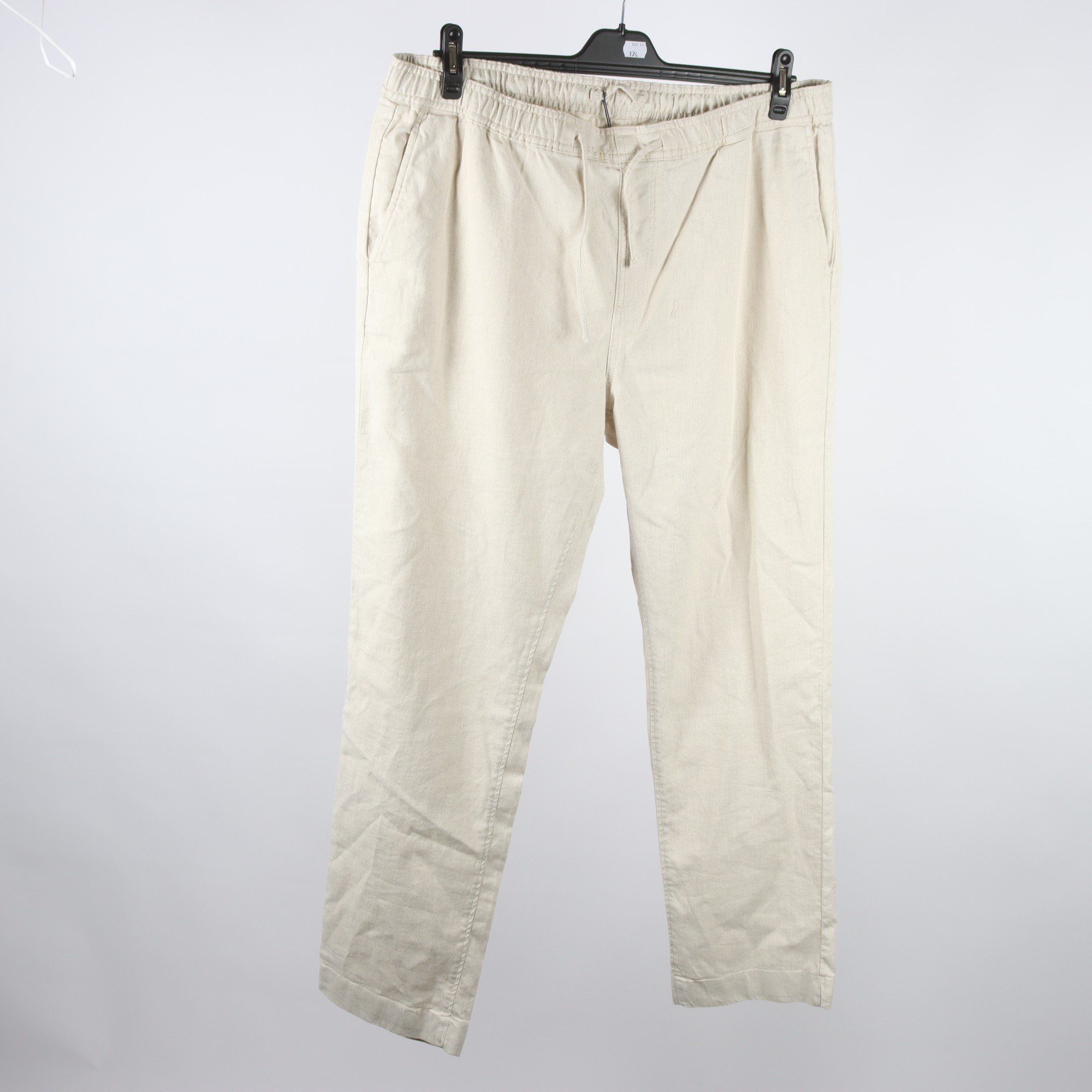 Byxor, Morris, offwhite, linne, stl. XXL
