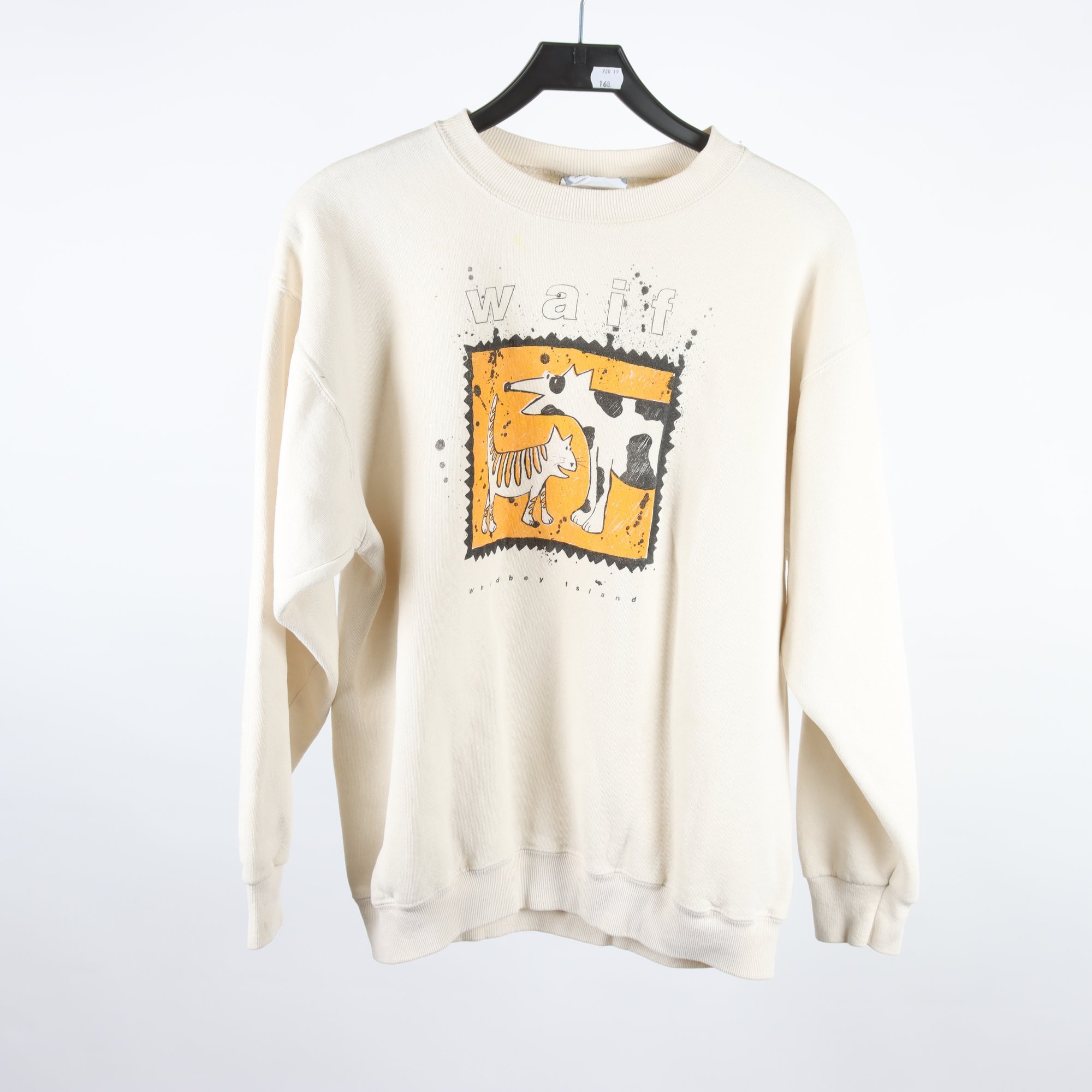 Sweatshirt, Lee, offwhite, stl. L