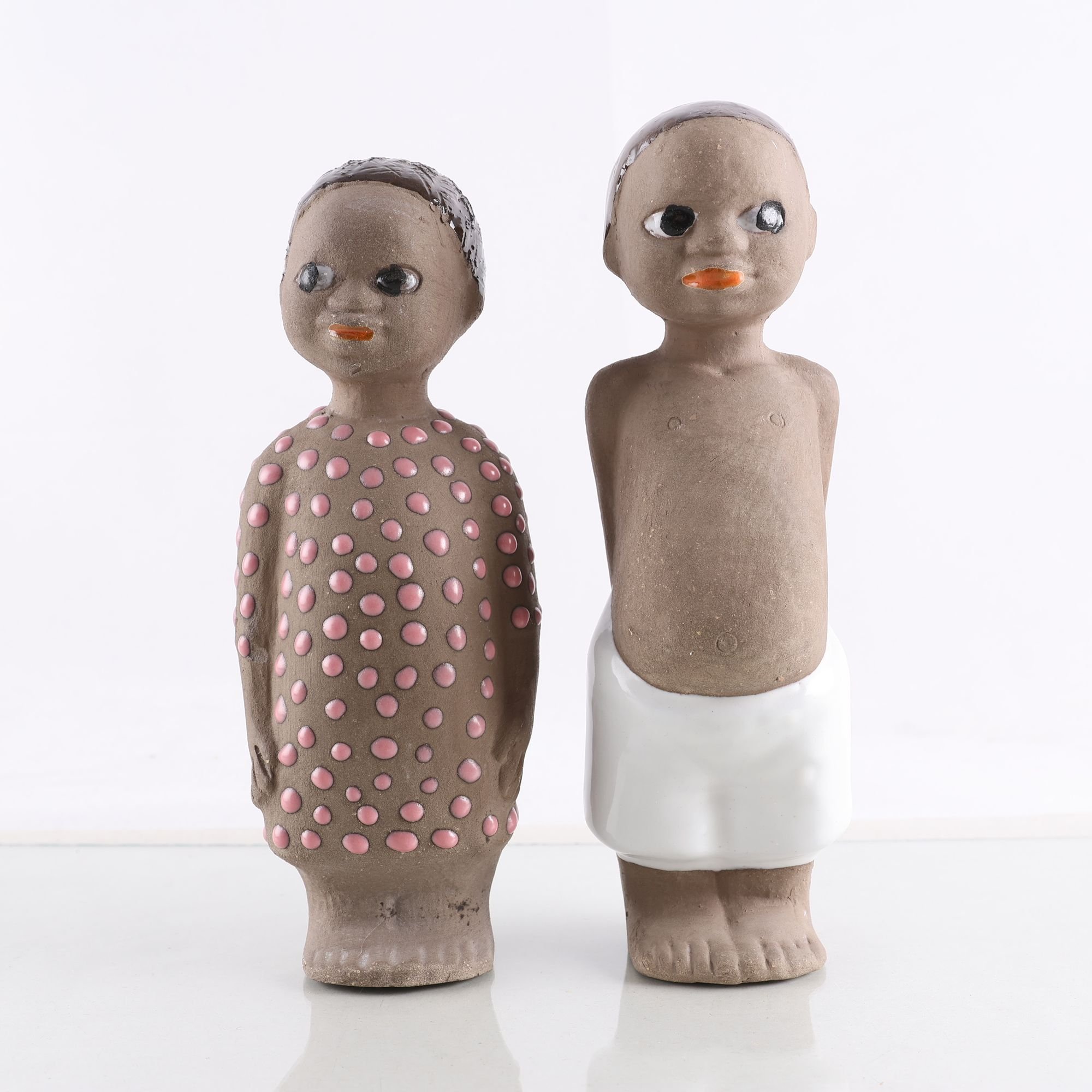 Figuriner, Upsala Ekeby, Mari Simulsson, ”Tom & Topsy”. Samfraktas ej.