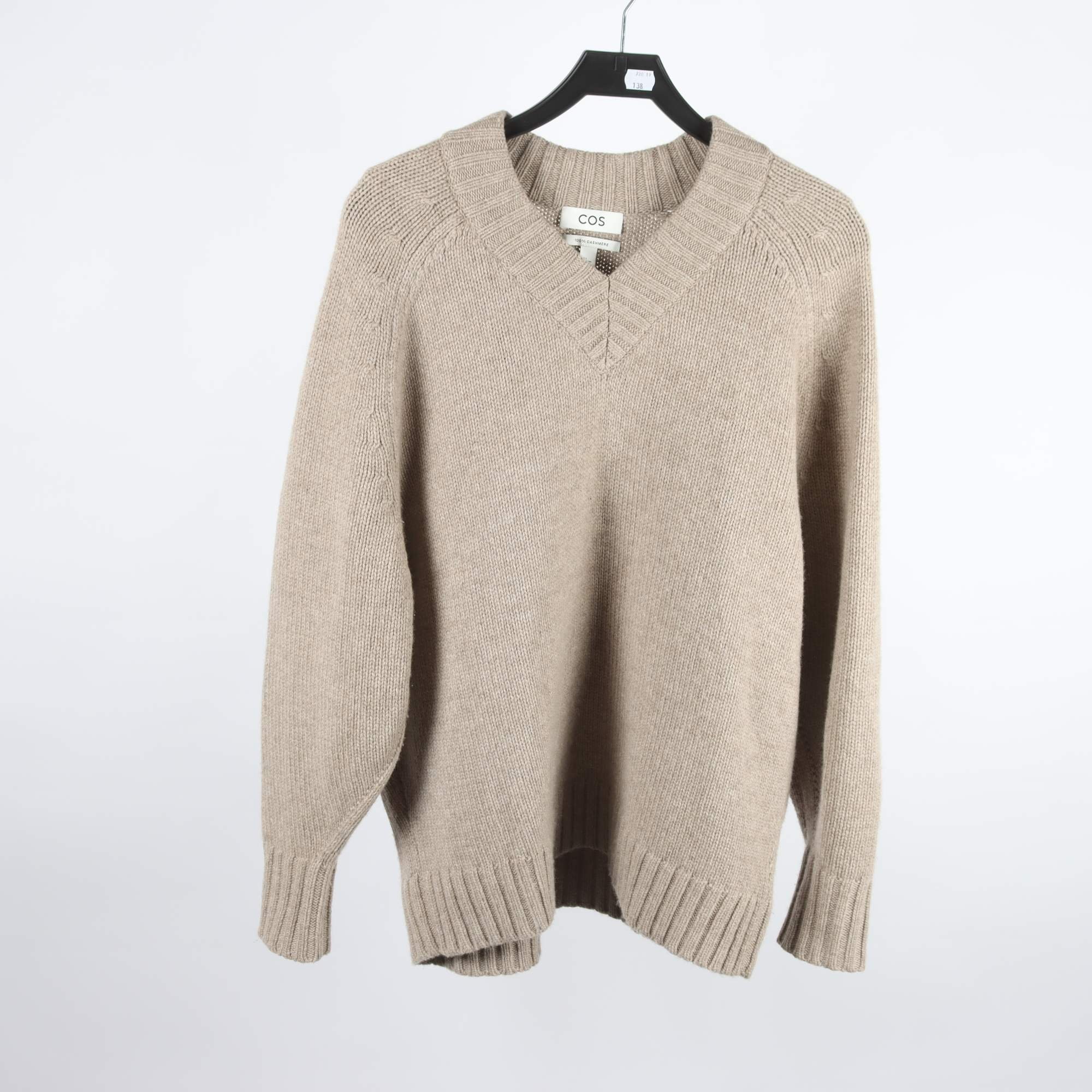 Tröja, COS, beige, 100% kashmir, stl. S