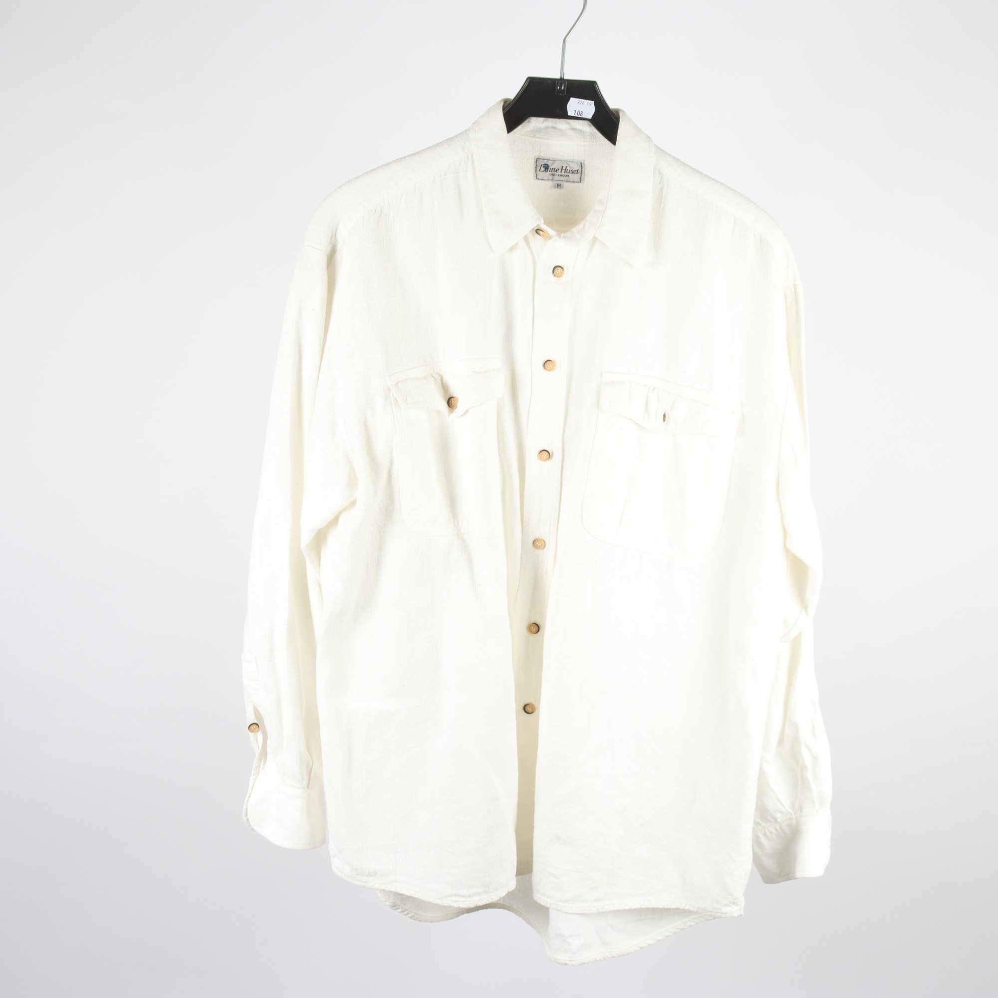 Skjorta, Linne Huset, offwhite, 100% linne, stl. M