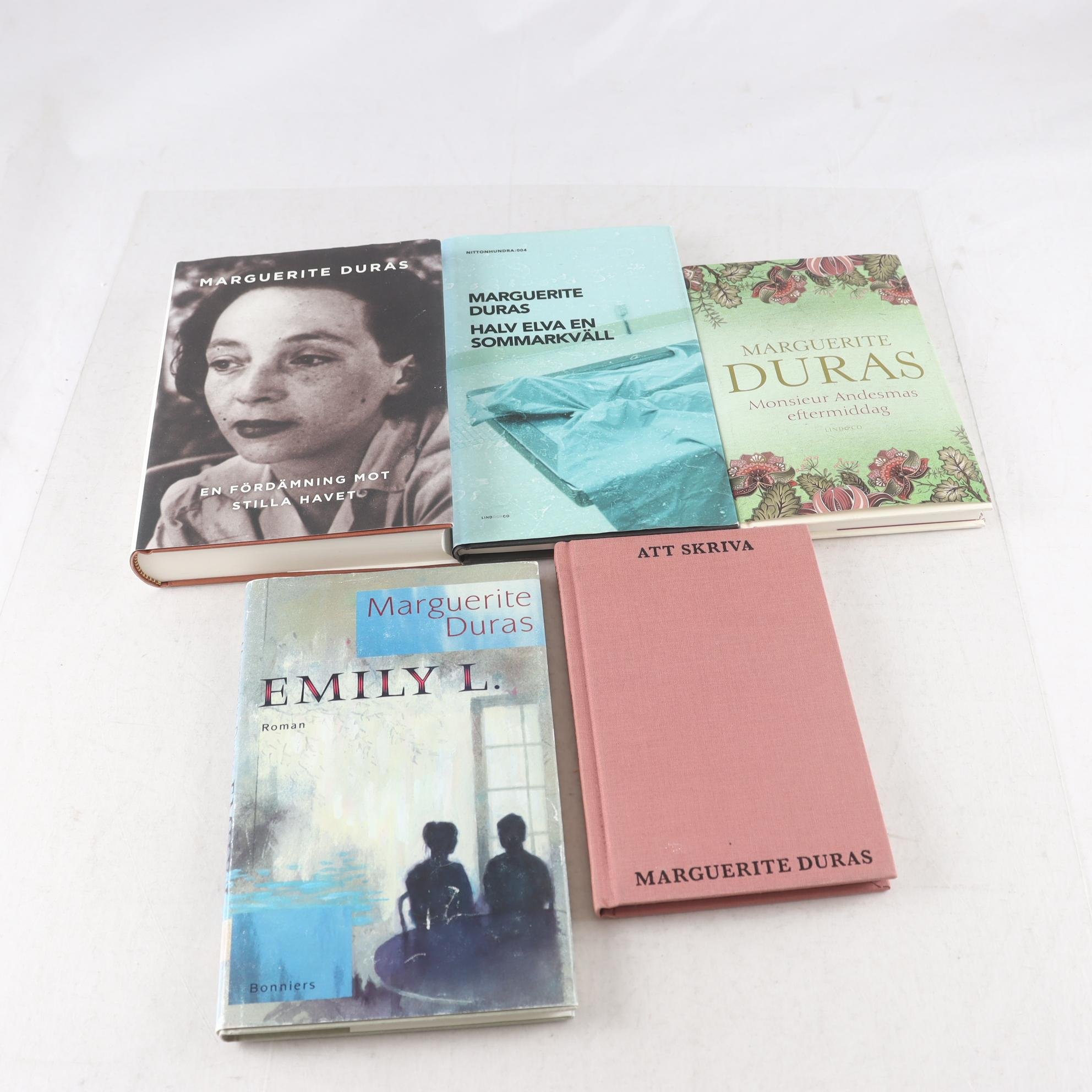 Marguerite Duras, bokpaket med 5 volymer